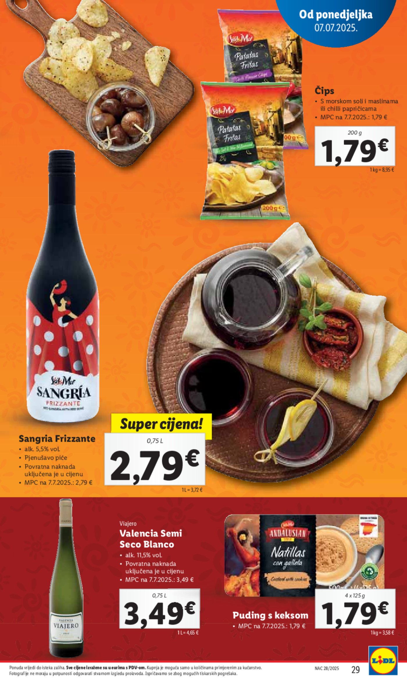Lidl katalog Super ponuda od ponedjeljka 07.07.- 13.07.2025.