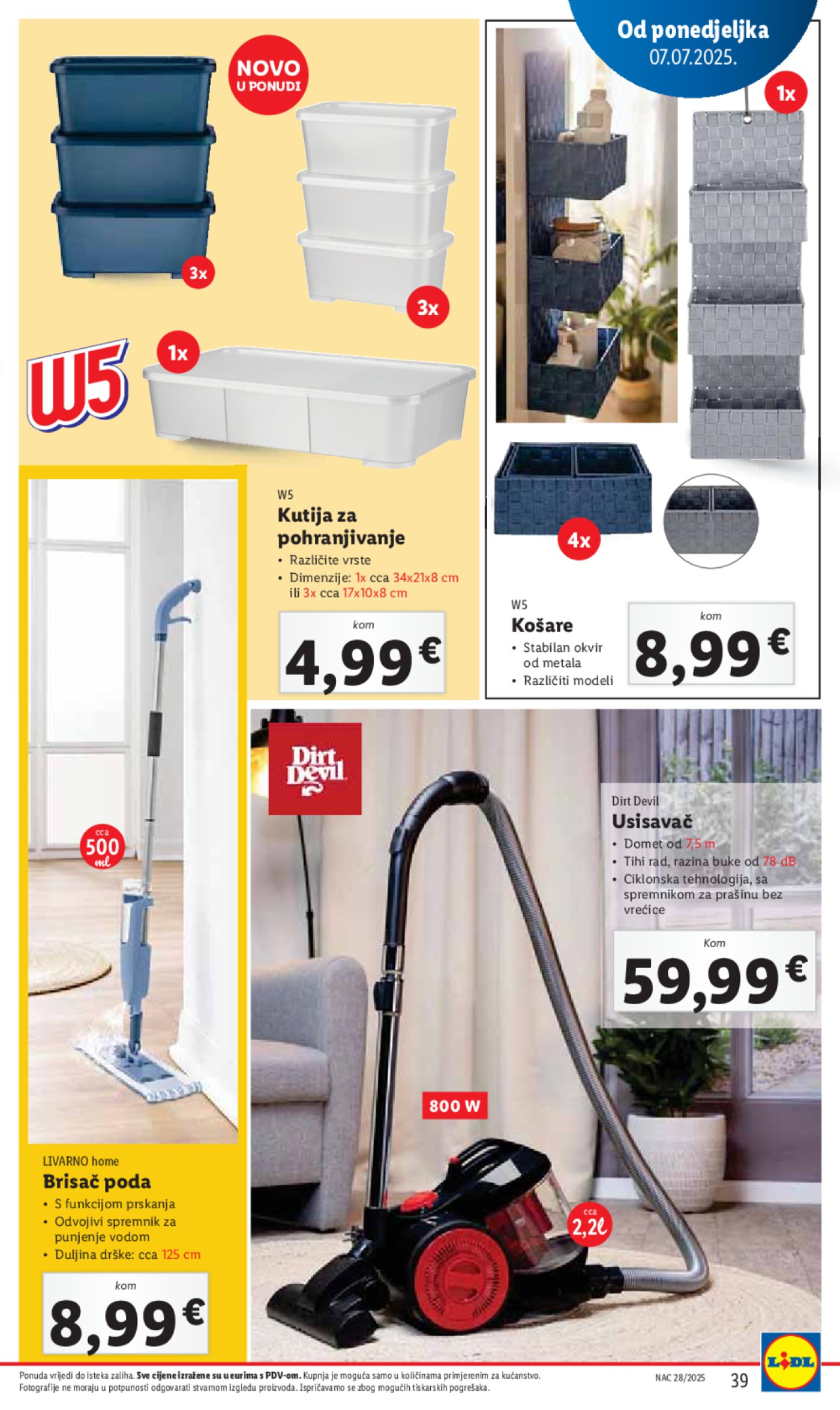 Lidl katalog Super ponuda od ponedjeljka 07.07.- 13.07.2025.