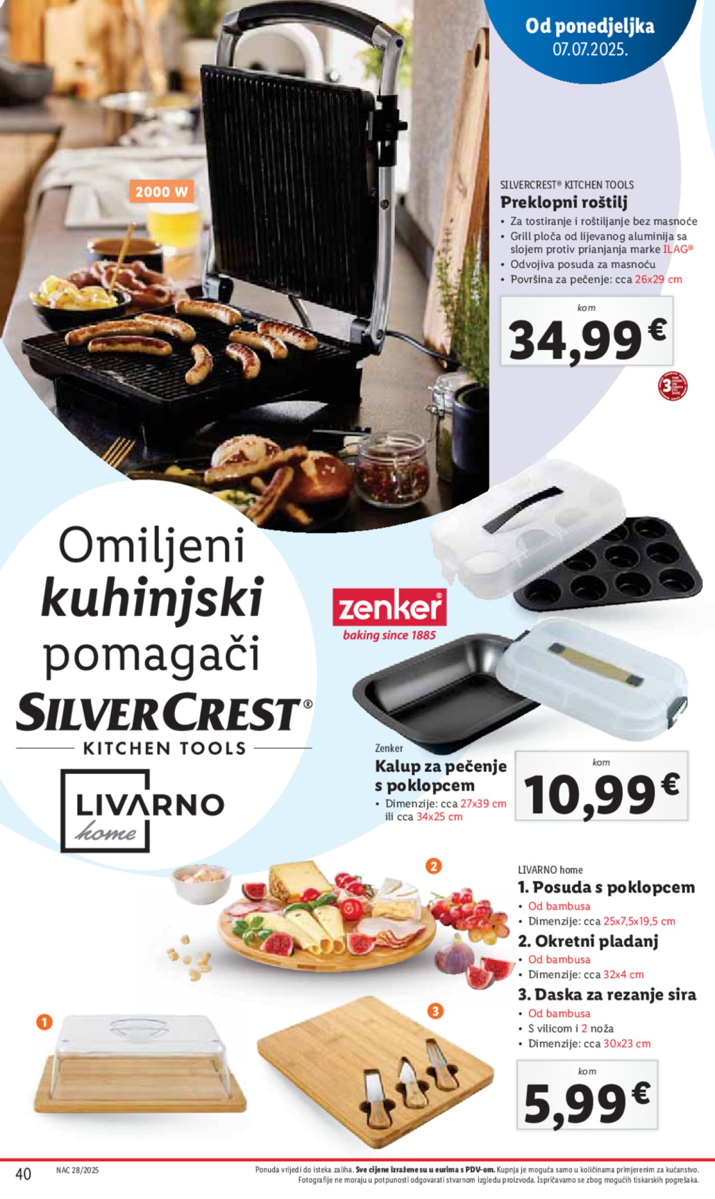 Lidl katalog Super ponuda od ponedjeljka 07.07.- 13.07.2025.
