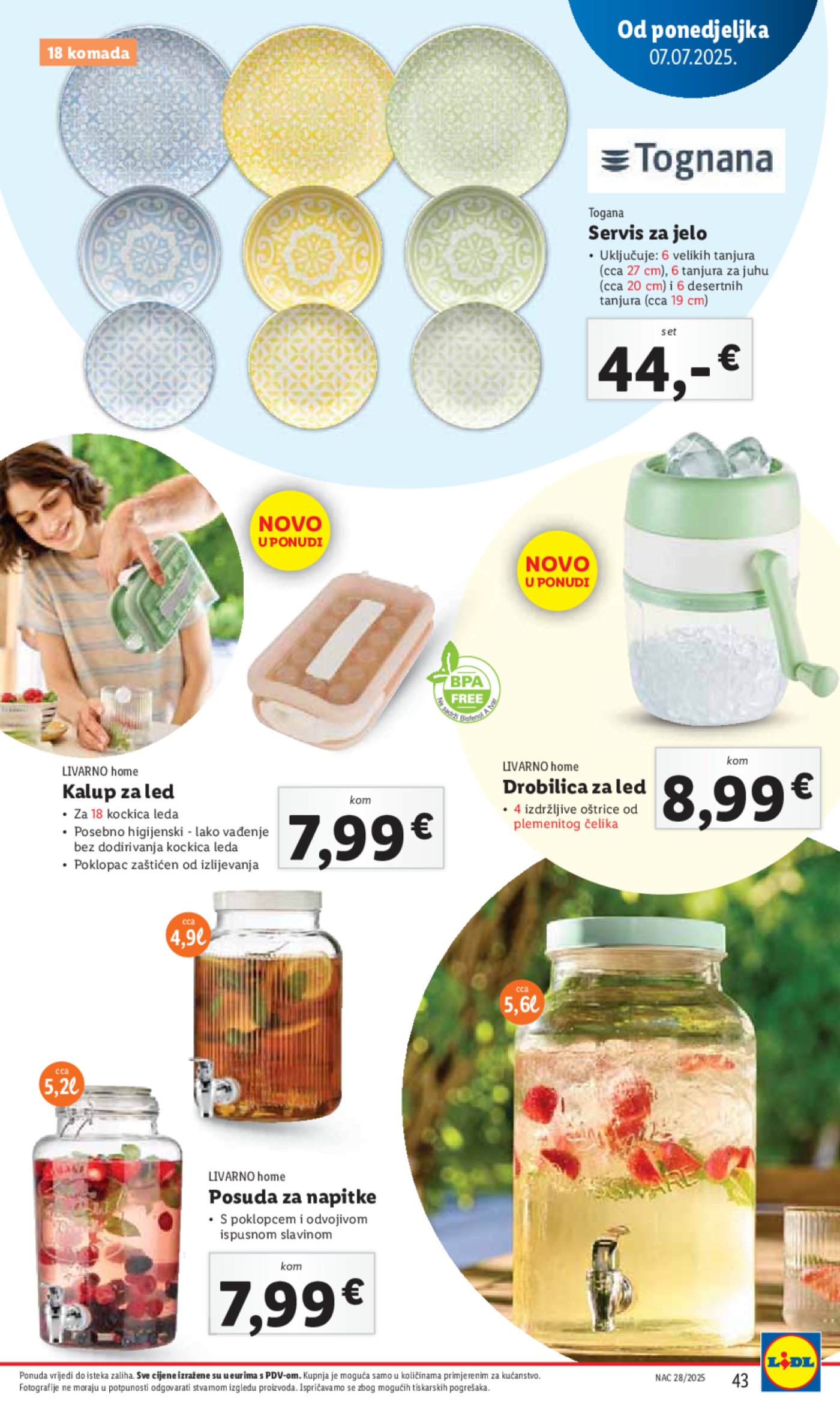 Lidl katalog Super ponuda od ponedjeljka 07.07.- 13.07.2025.