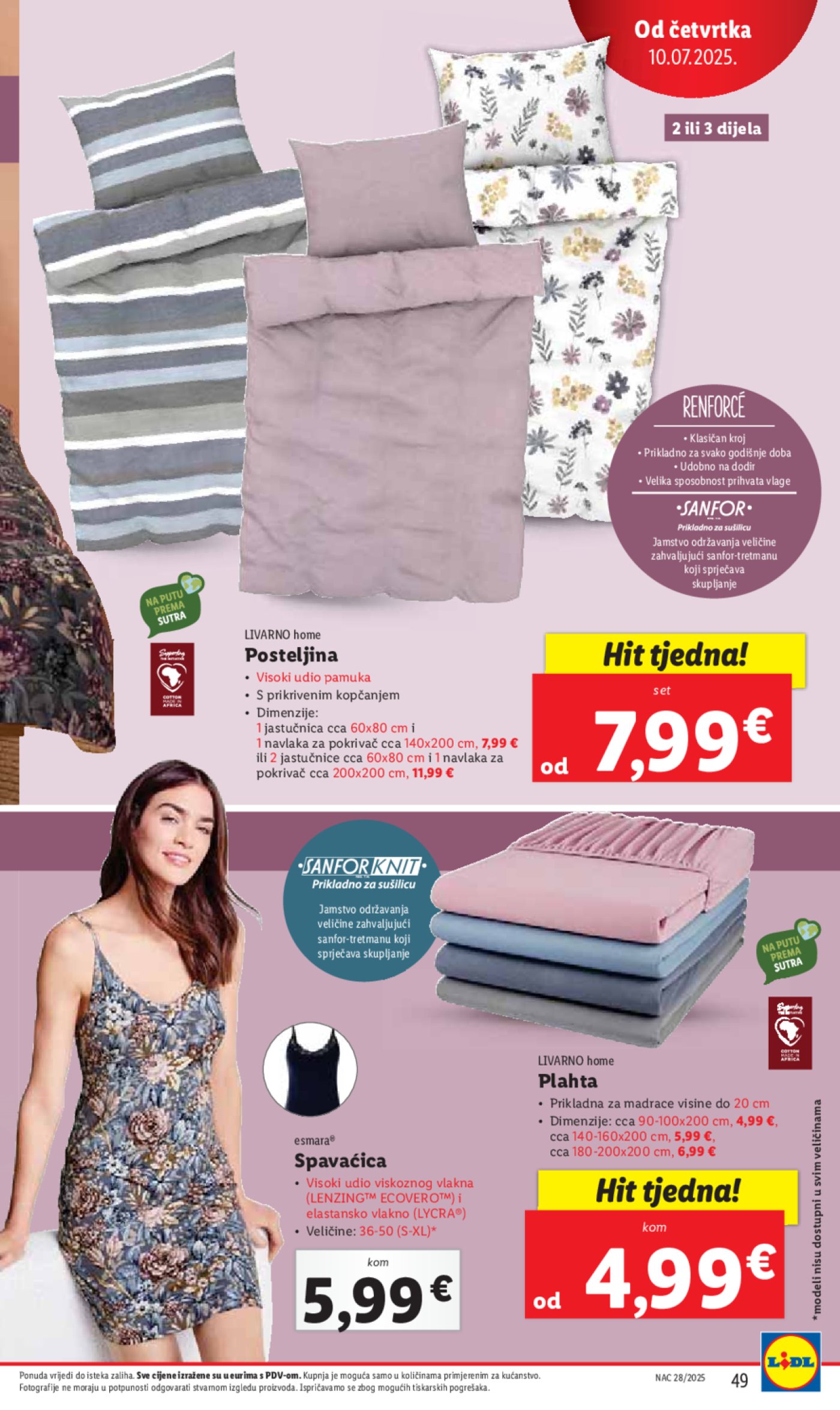 Lidl katalog Super ponuda od ponedjeljka 07.07.- 13.07.2025.