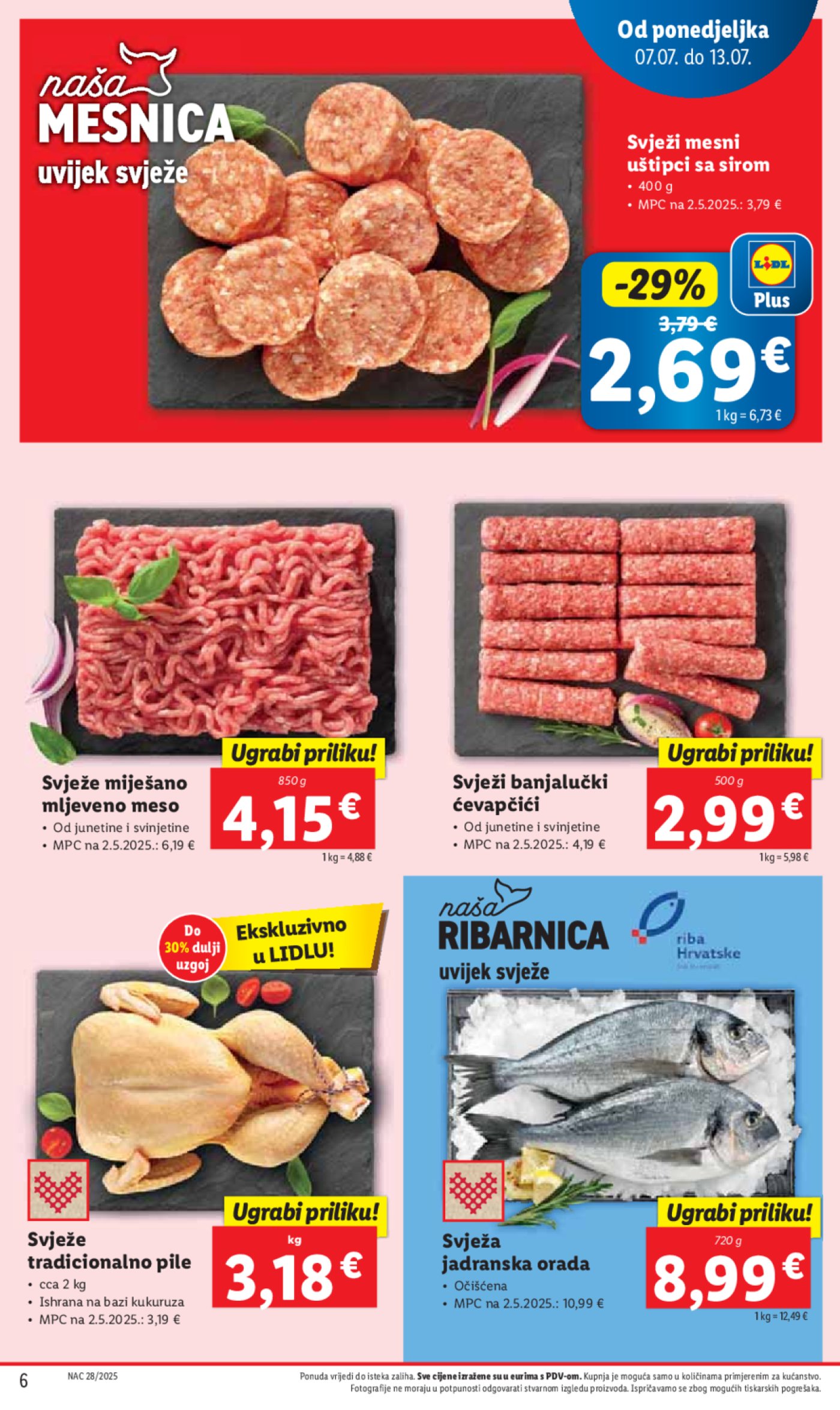 Lidl katalog Super ponuda od ponedjeljka 07.07.- 13.07.2025.