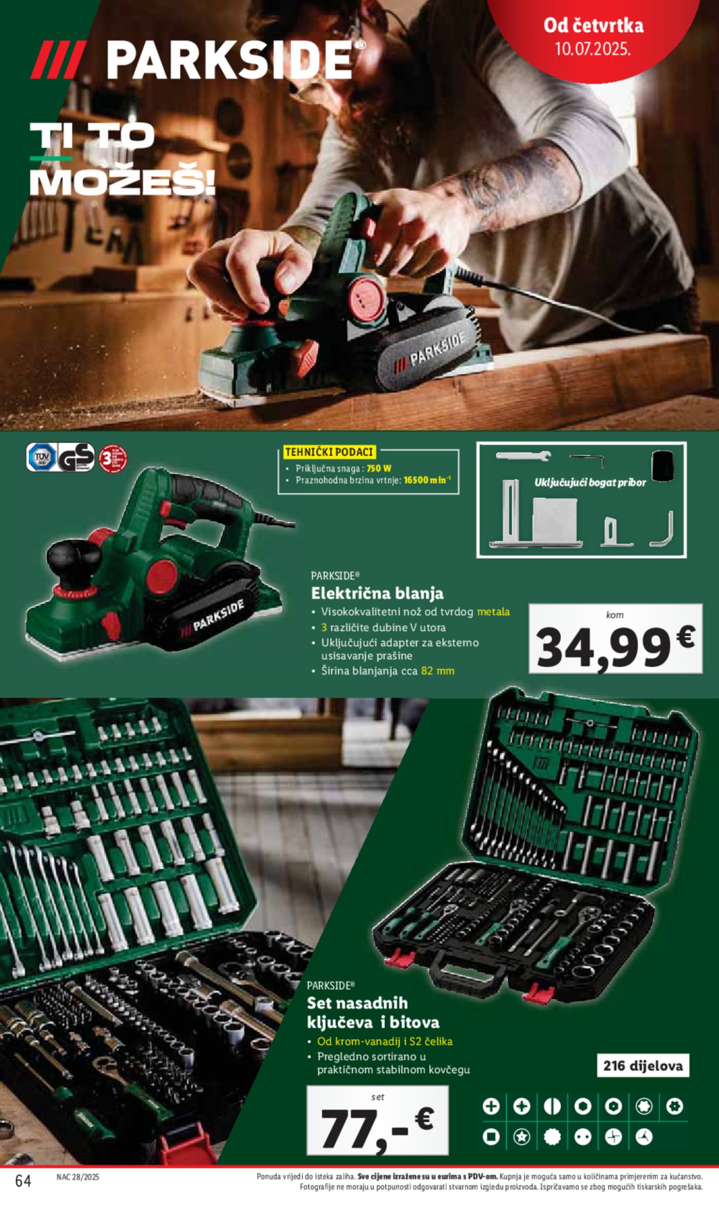 Lidl katalog Super ponuda od ponedjeljka 07.07.- 13.07.2025.