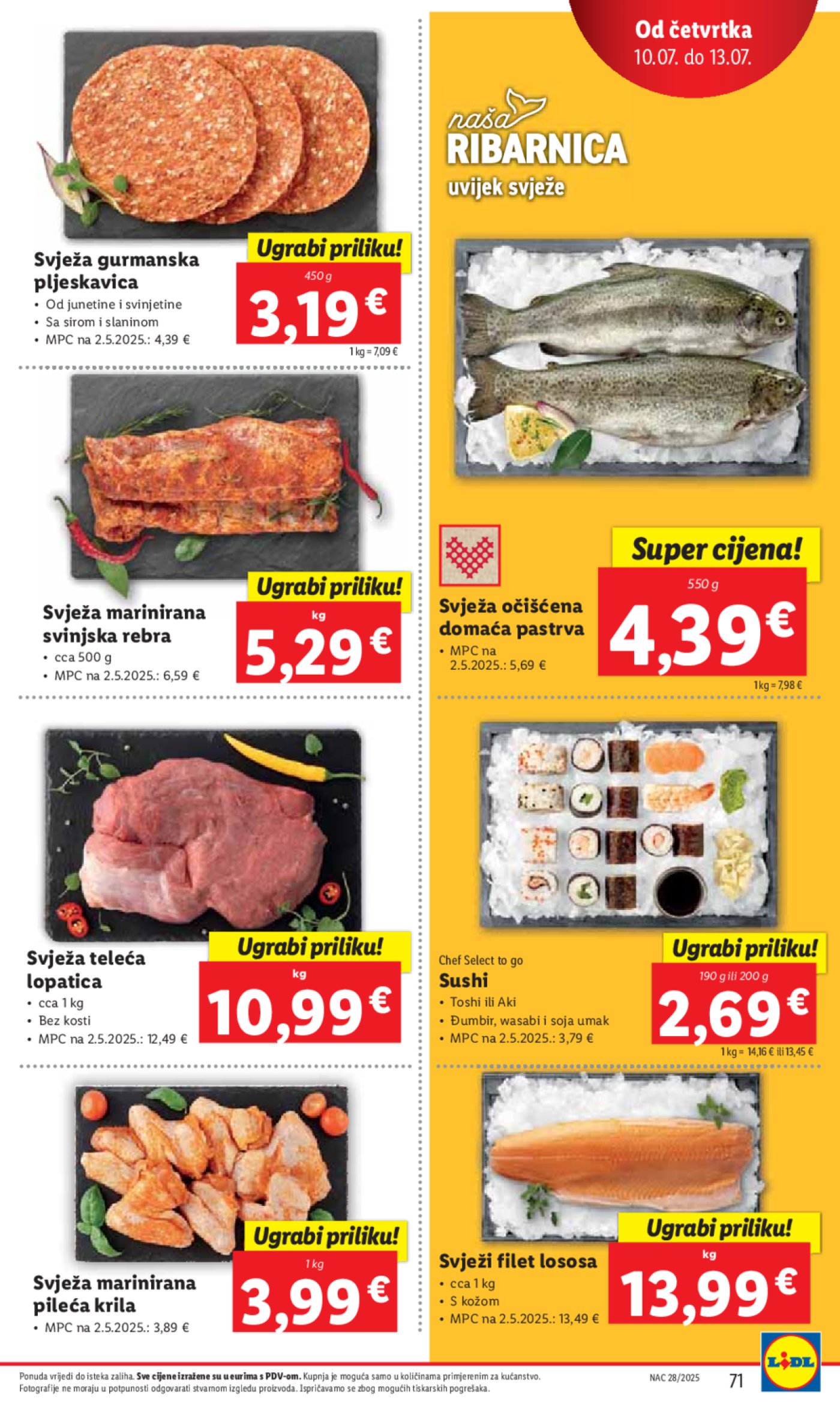Lidl katalog Super ponuda od ponedjeljka 07.07.- 13.07.2025.
