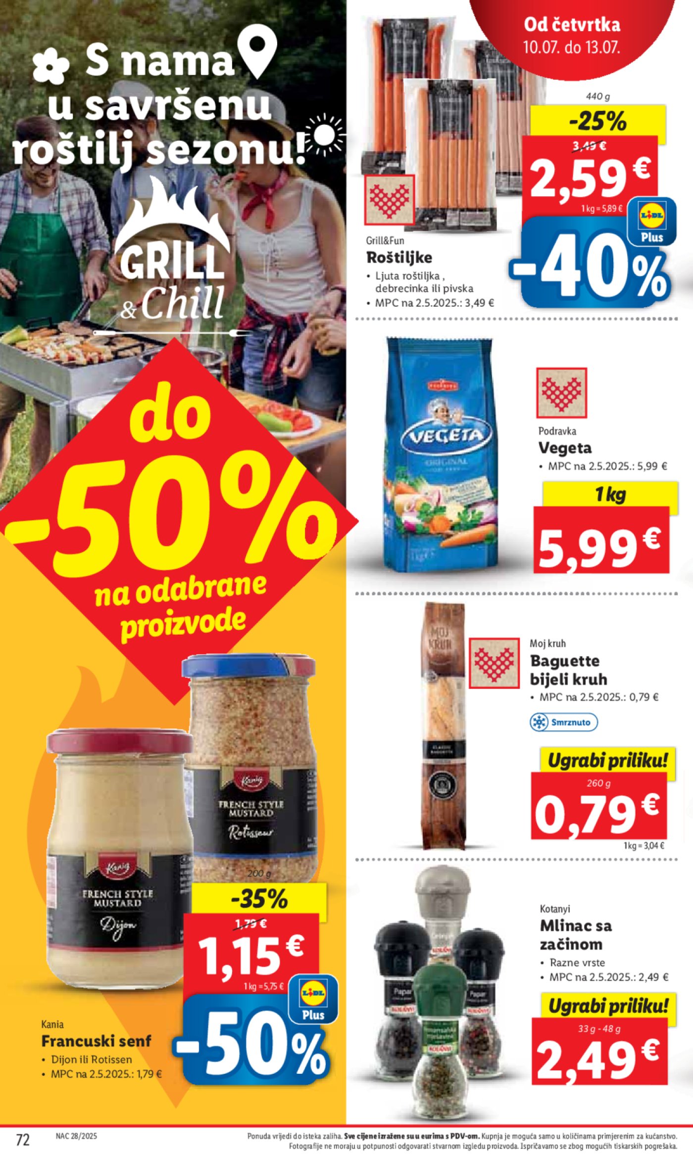 Lidl katalog Super ponuda od ponedjeljka 07.07.- 13.07.2025.