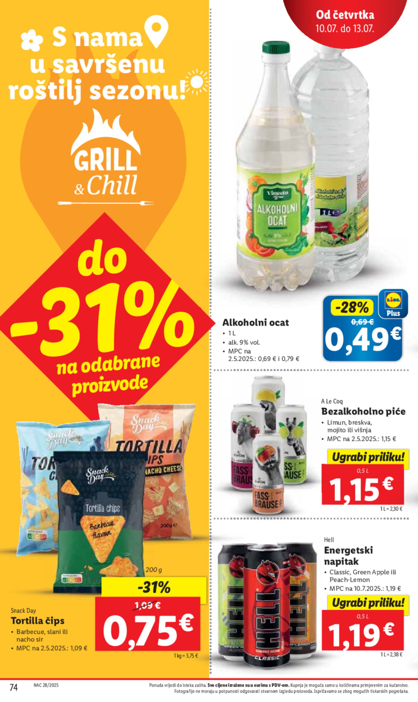 Lidl katalog Super ponuda od ponedjeljka 07.07.- 13.07.2025.