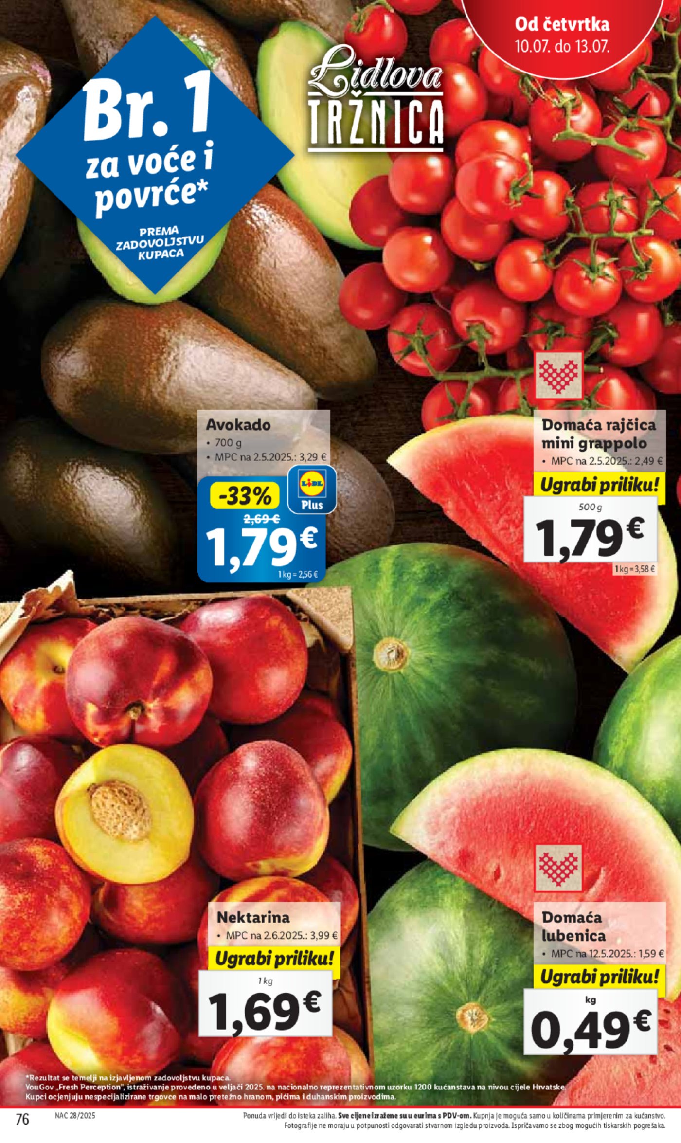 Lidl katalog Super ponuda od ponedjeljka 07.07.- 13.07.2025.
