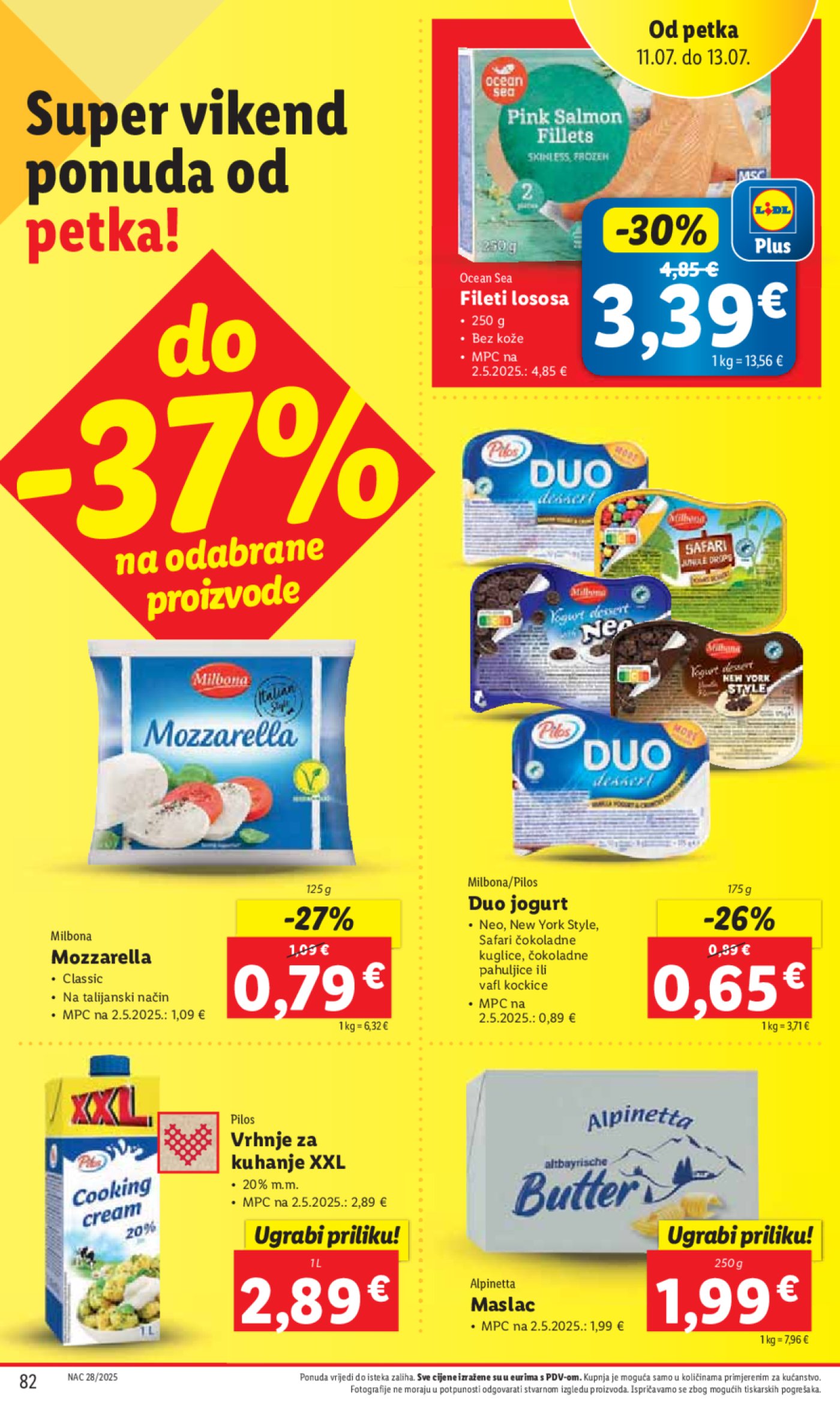 Lidl katalog Super ponuda od ponedjeljka 07.07.- 13.07.2025.