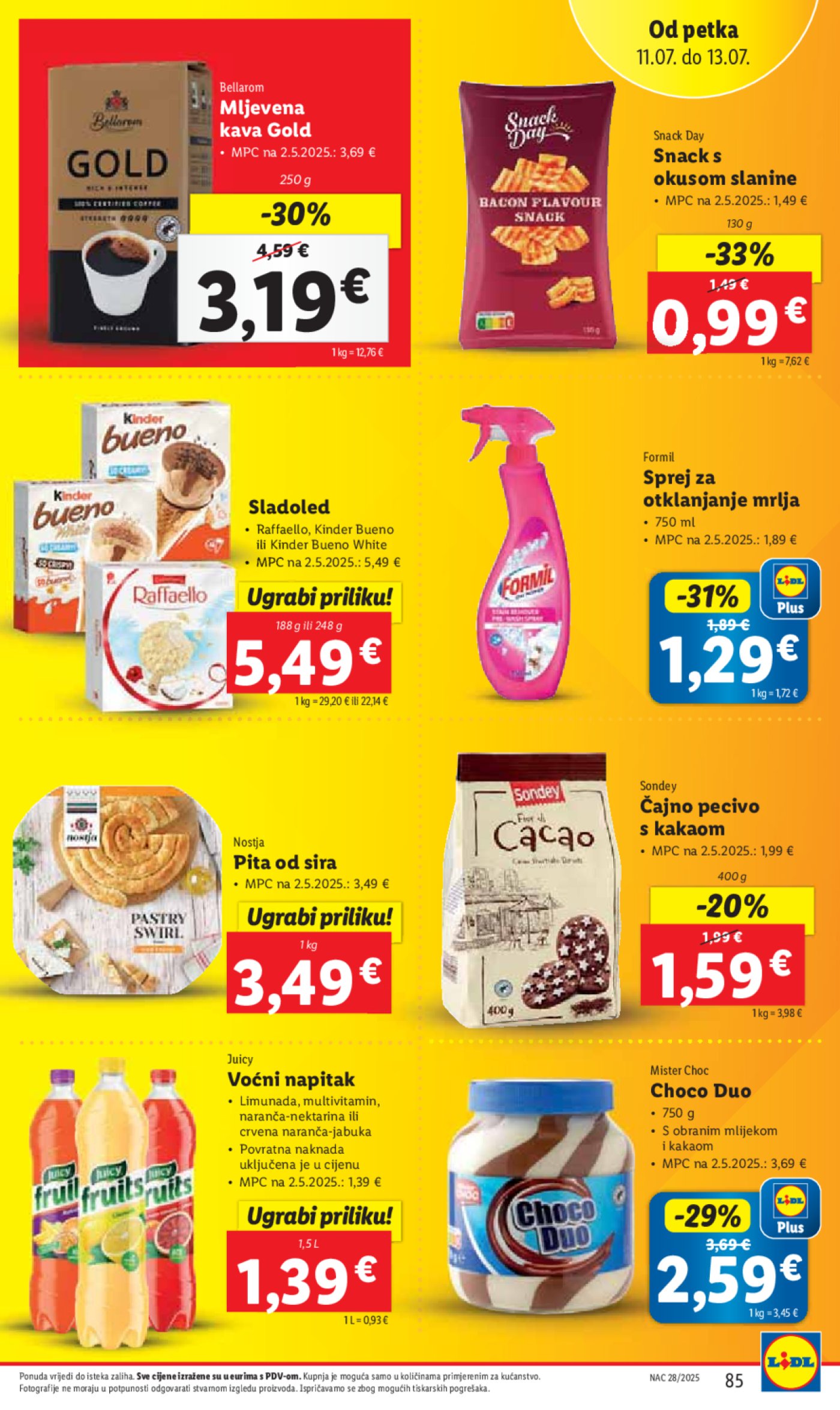 Lidl katalog Super ponuda od ponedjeljka 07.07.- 13.07.2025.