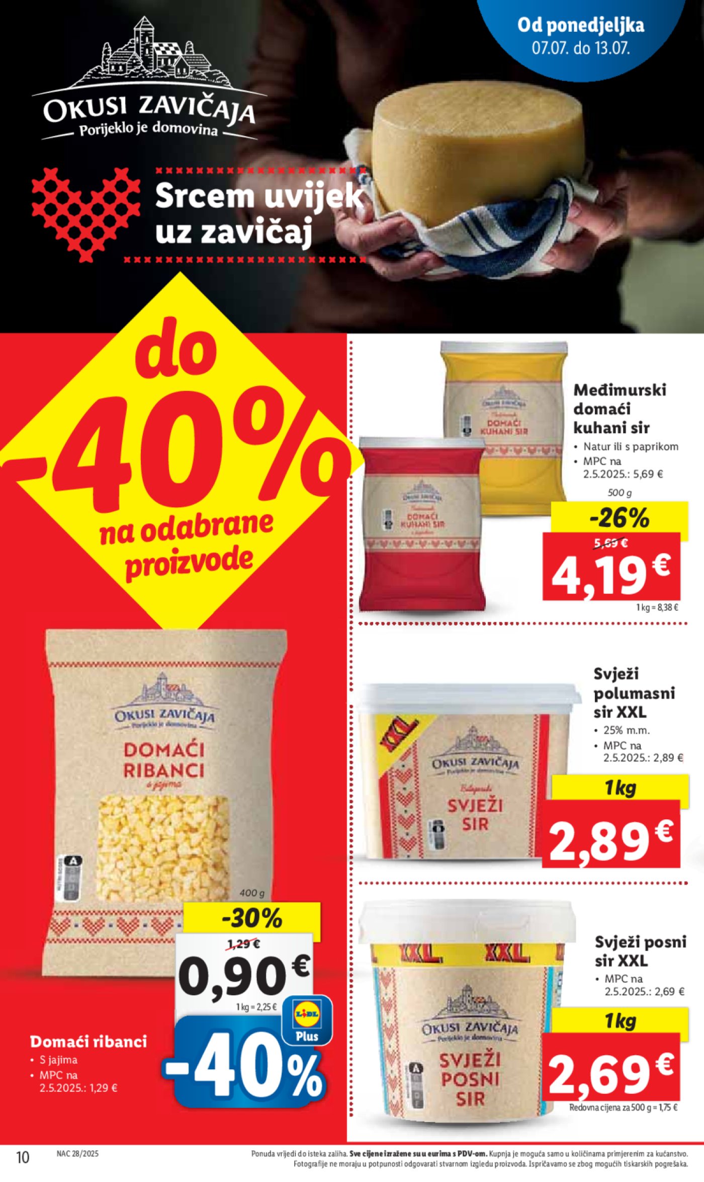 Lidl katalog Super ponuda od ponedjeljka 07.07.- 13.07.2025.