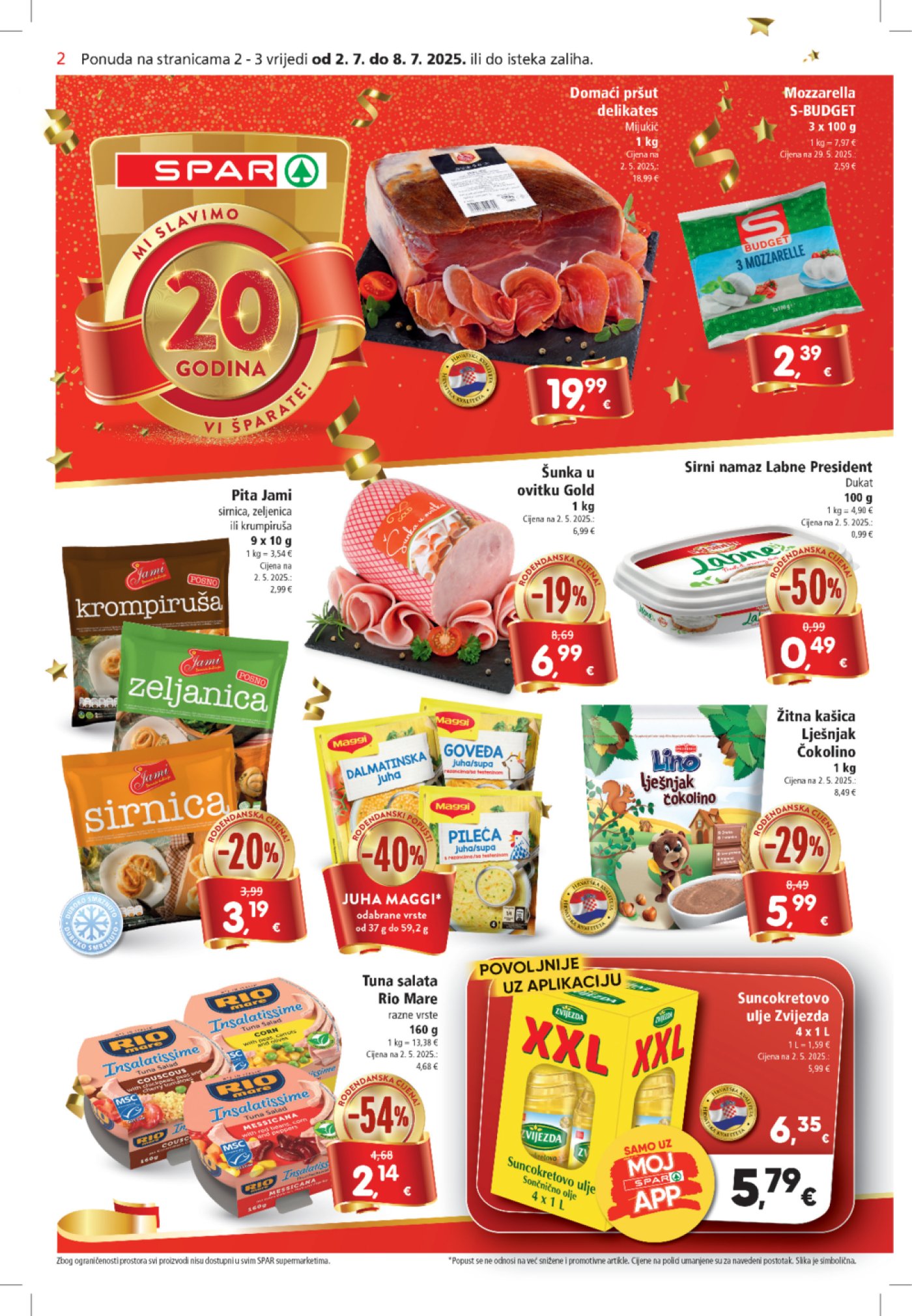 SPAR katalog Akcija 02.07.-08.07.2025.