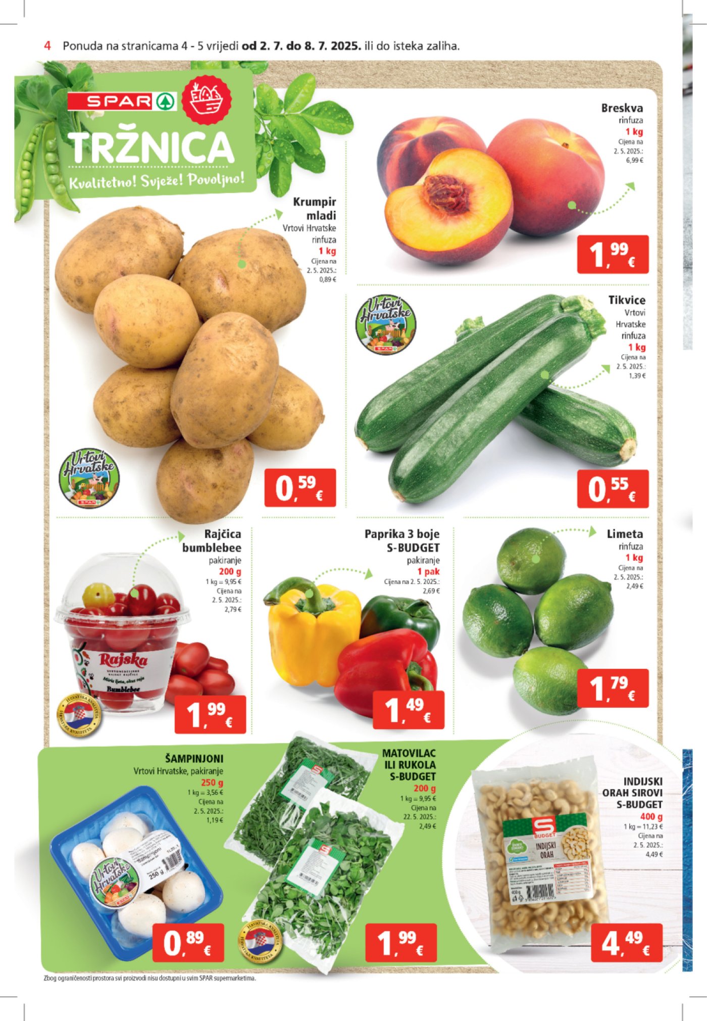 SPAR katalog Akcija 02.07.-08.07.2025.