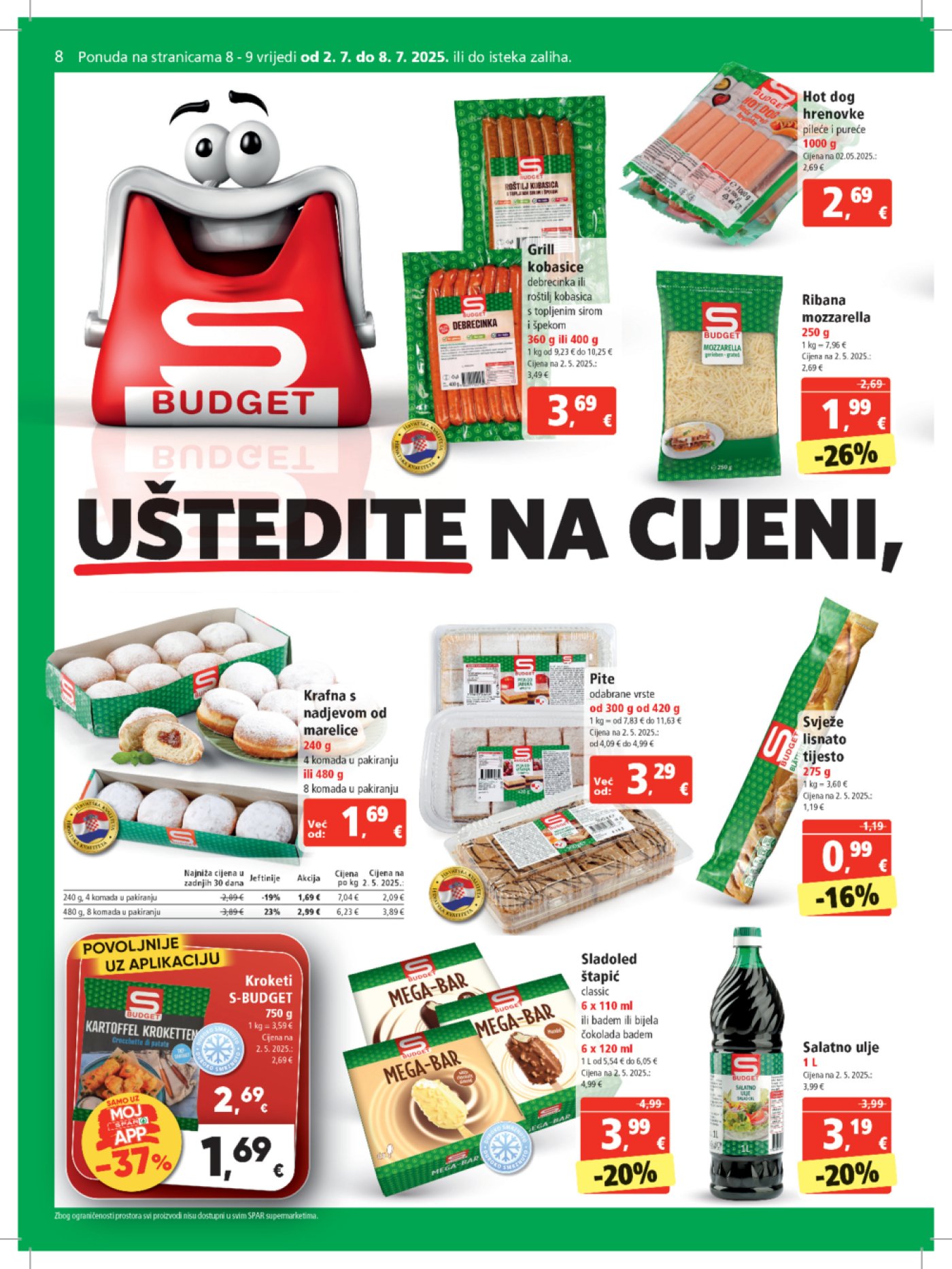 SPAR katalog Akcija 02.07.-08.07.2025.