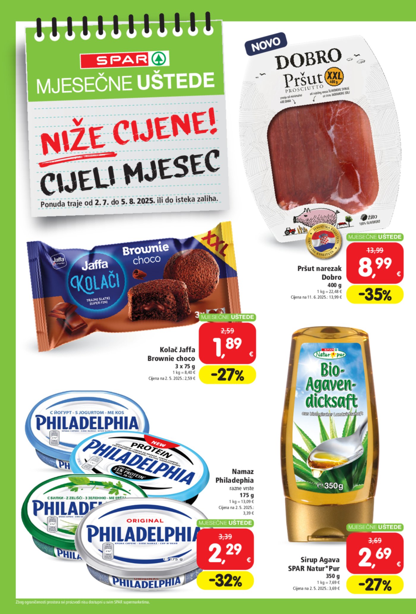 Spar katalog Uštede 02.07.-05.08.2025.