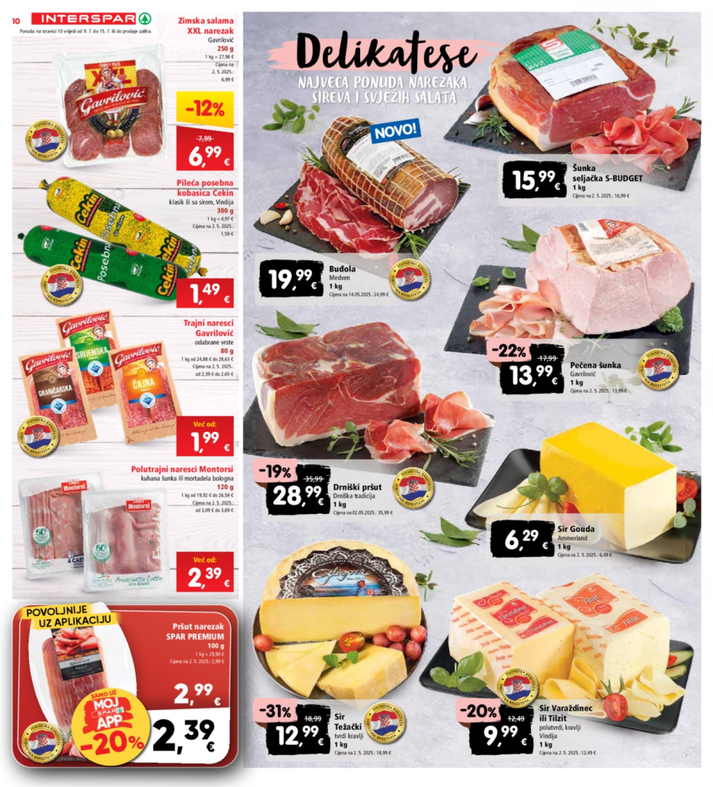 INTERSPAR katalog Akcija 09.07.-15.07.2025.