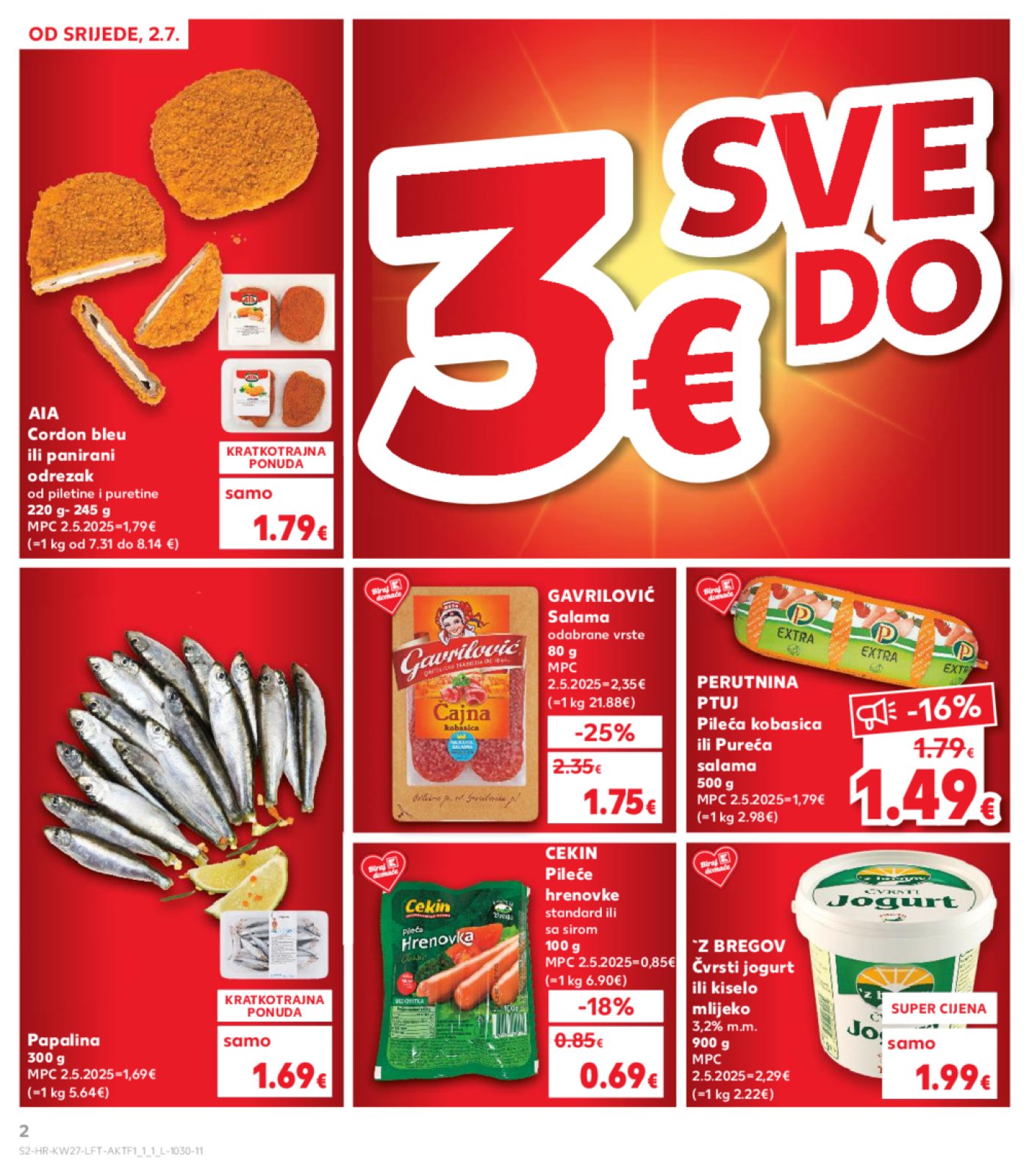 Kaufland katalog Akcija 02.07.-08.07.2025. Odabrane poslovnice