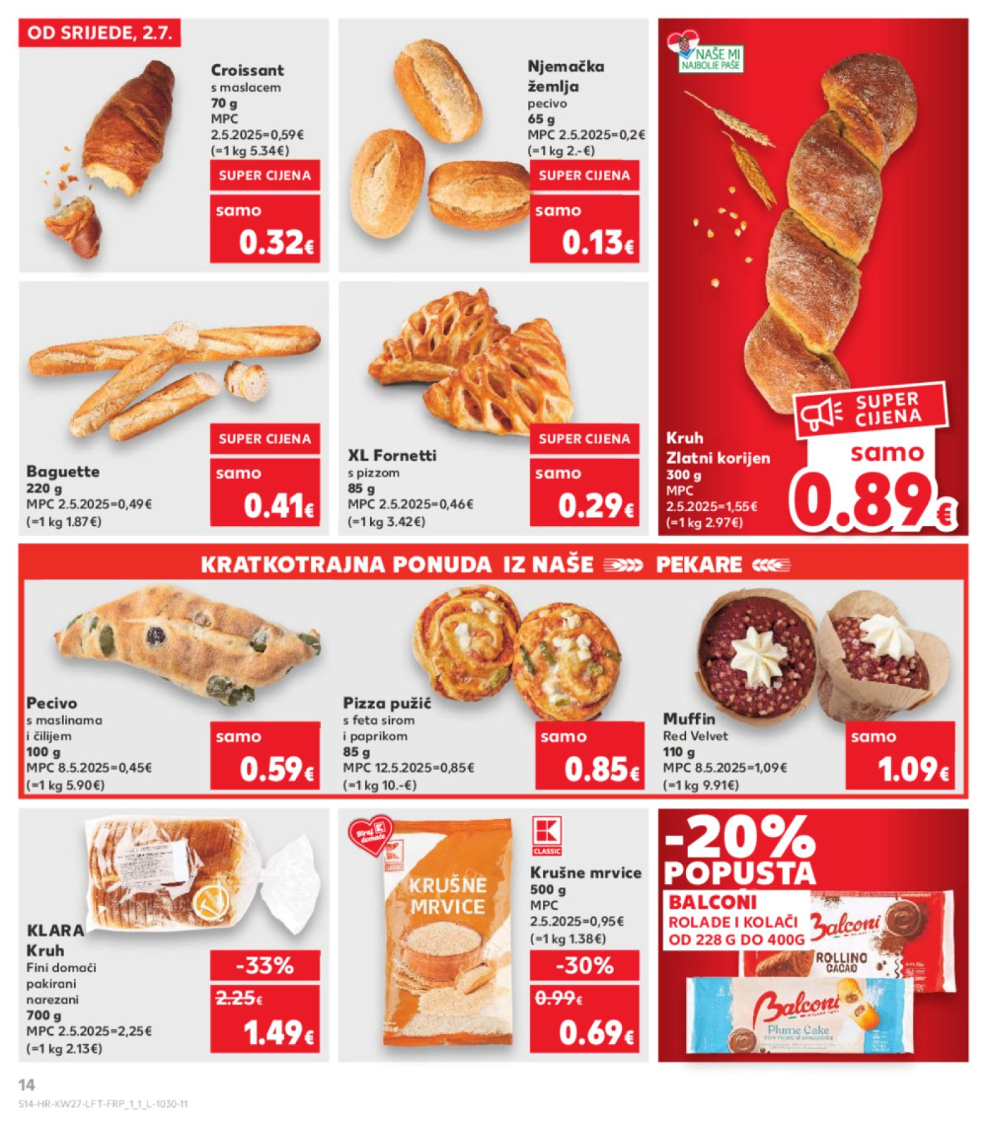 Kaufland katalog Akcija 02.07.-08.07.2025. Odabrane poslovnice