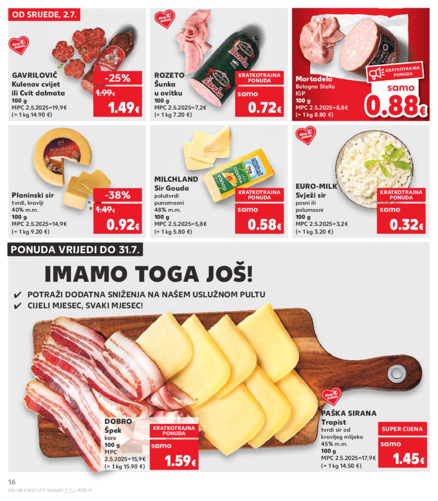 Kaufland katalog Akcija 02.07.-08.07.2025. Odabrane poslovnice