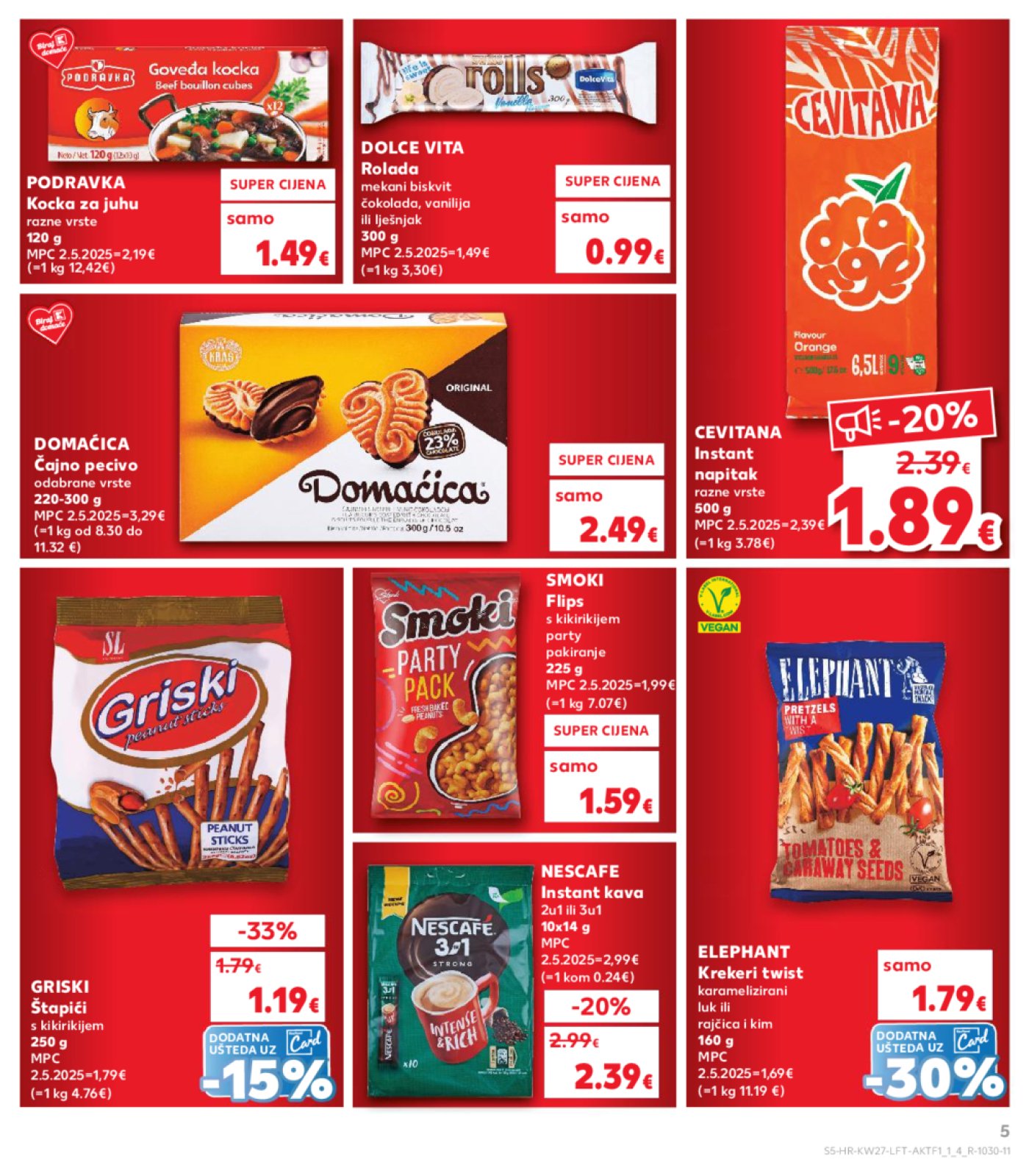 Kaufland katalog Akcija 02.07.-08.07.2025. Odabrane poslovnice