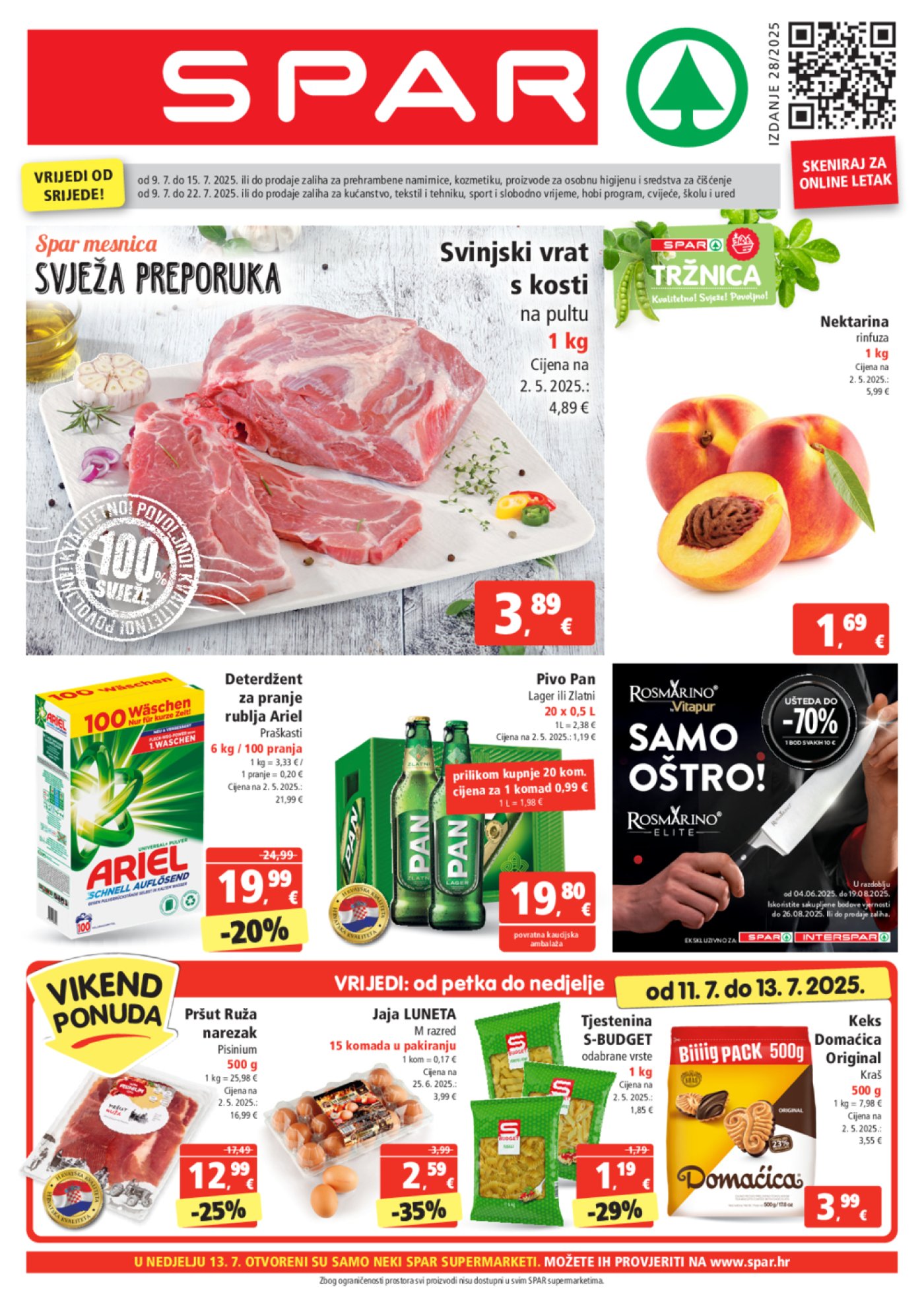 SPAR katalog Akcija 09.07.-15.07.2025.