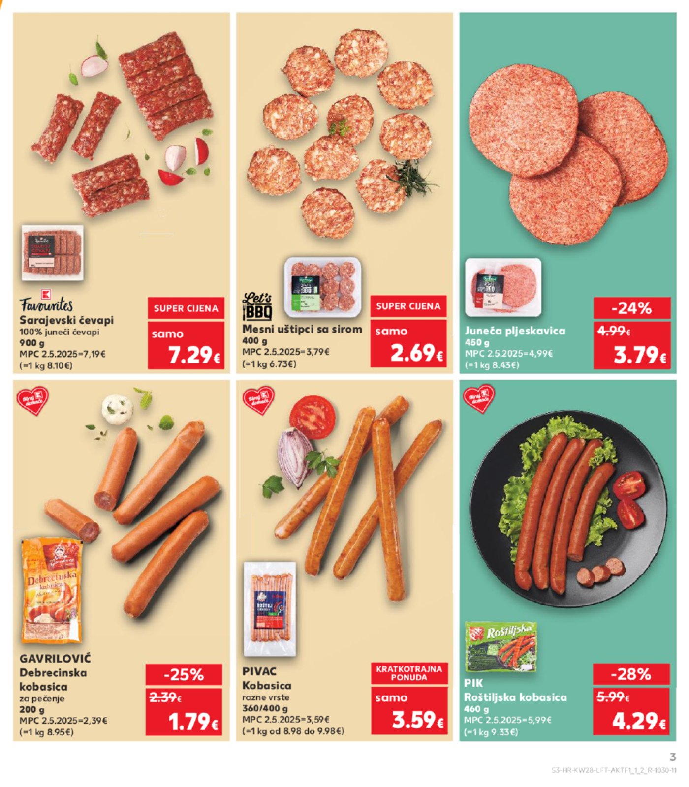 Kaufland katalog Akcija 09.07.-15.07.2025. Odabrane poslovnice