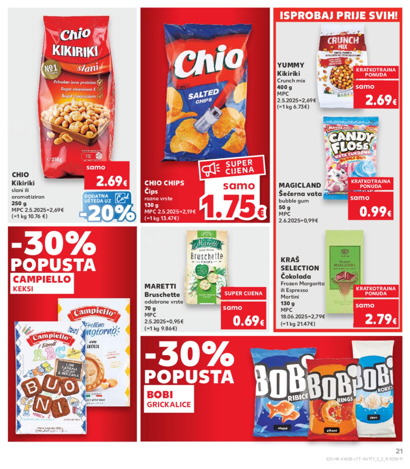 Kaufland katalog Akcija 09.07.-15.07.2025. Odabrane poslovnice