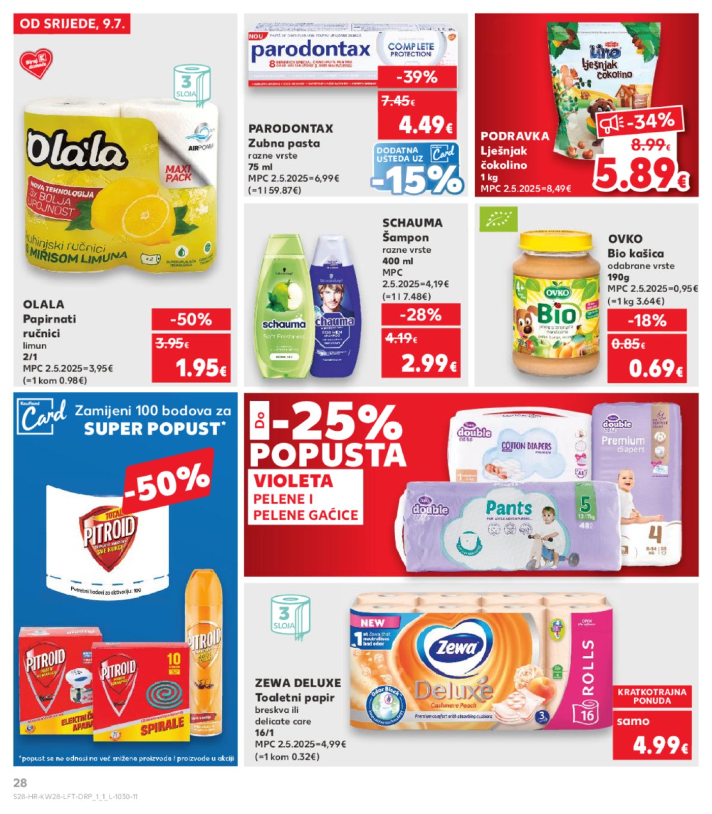 Kaufland katalog Akcija 09.07.-15.07.2025. Odabrane poslovnice