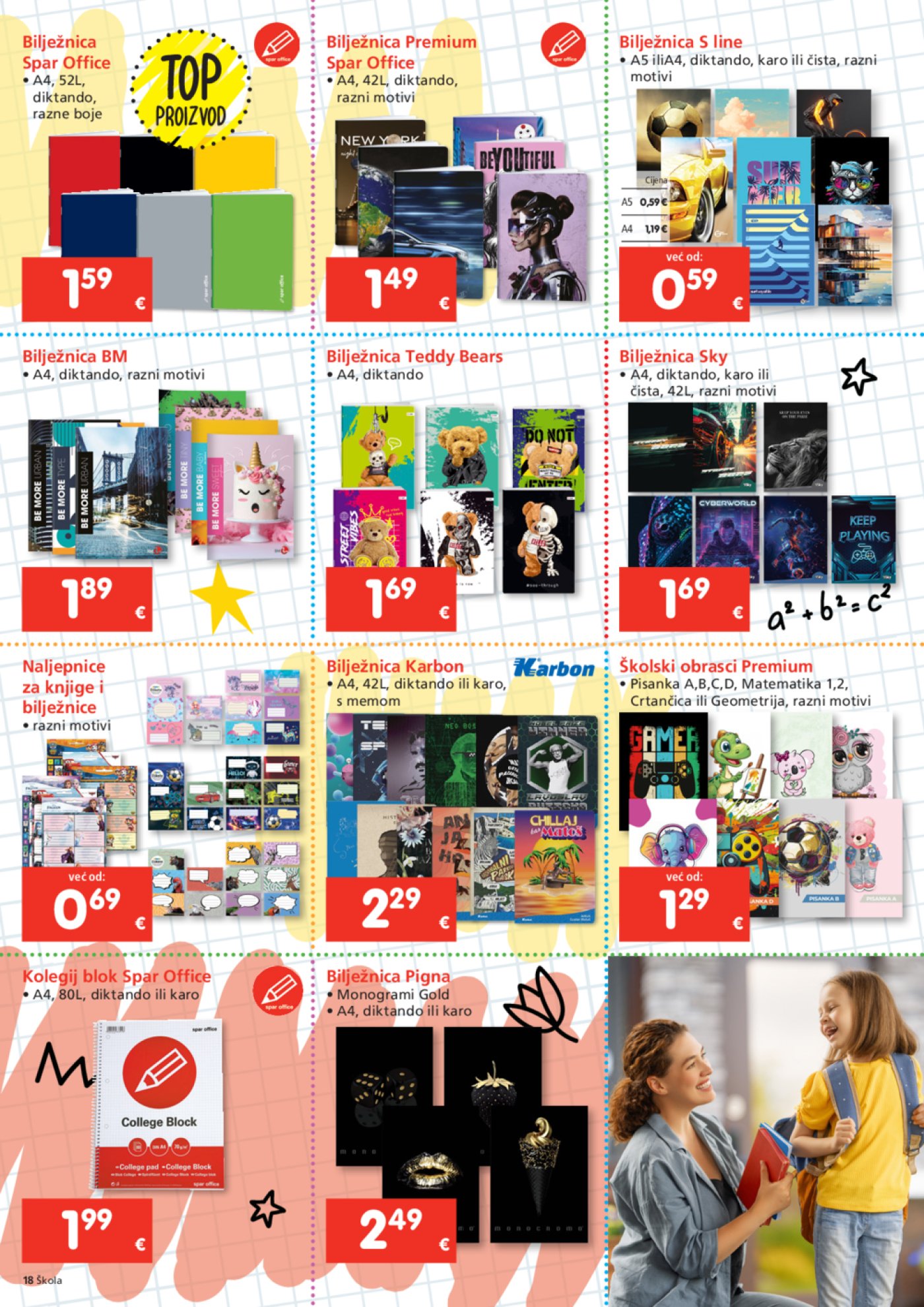 INTERSPAR katalog Škola 23. 07. - 16. 09. 2025.