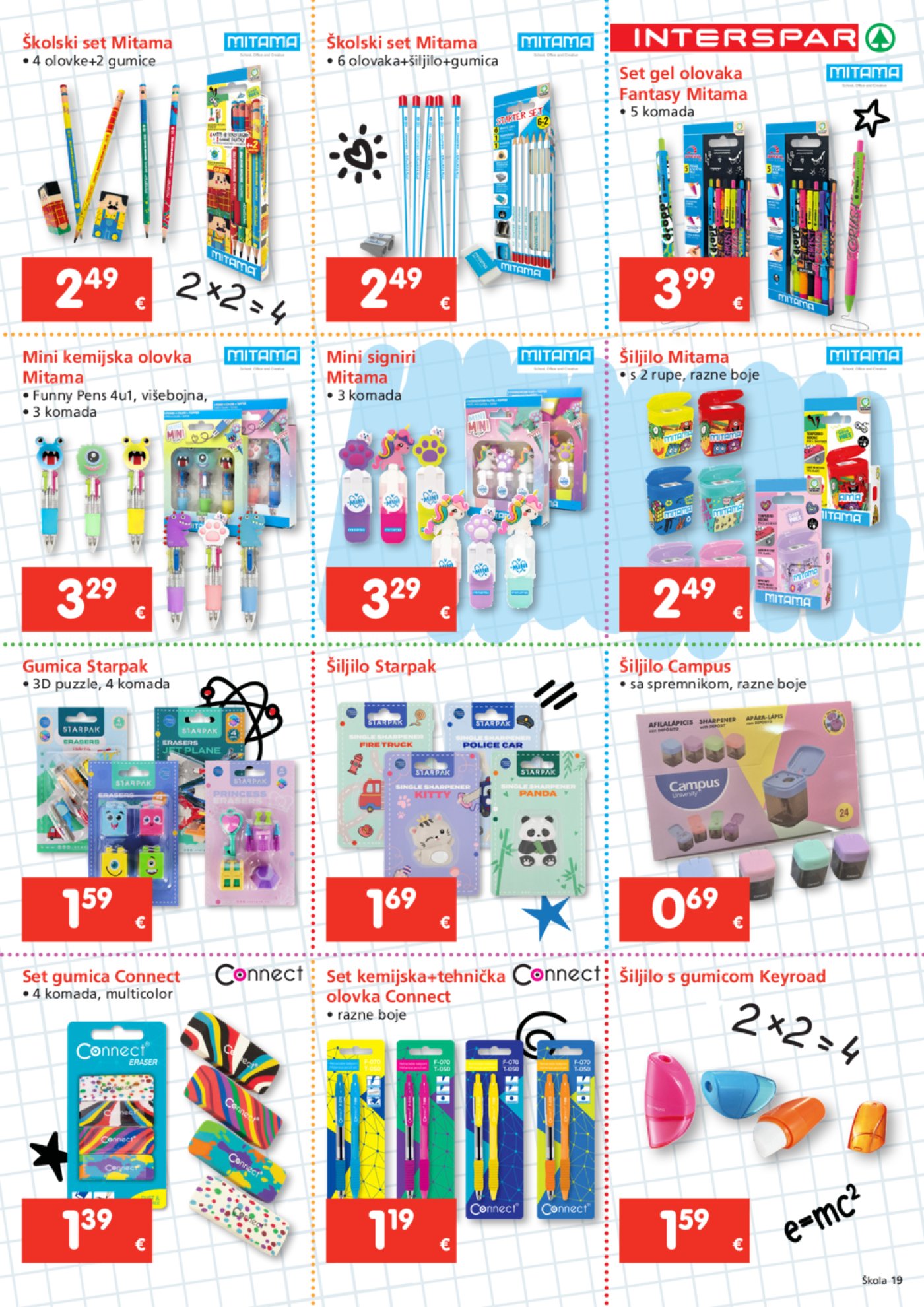 INTERSPAR katalog Škola 23. 07. - 16. 09. 2025.