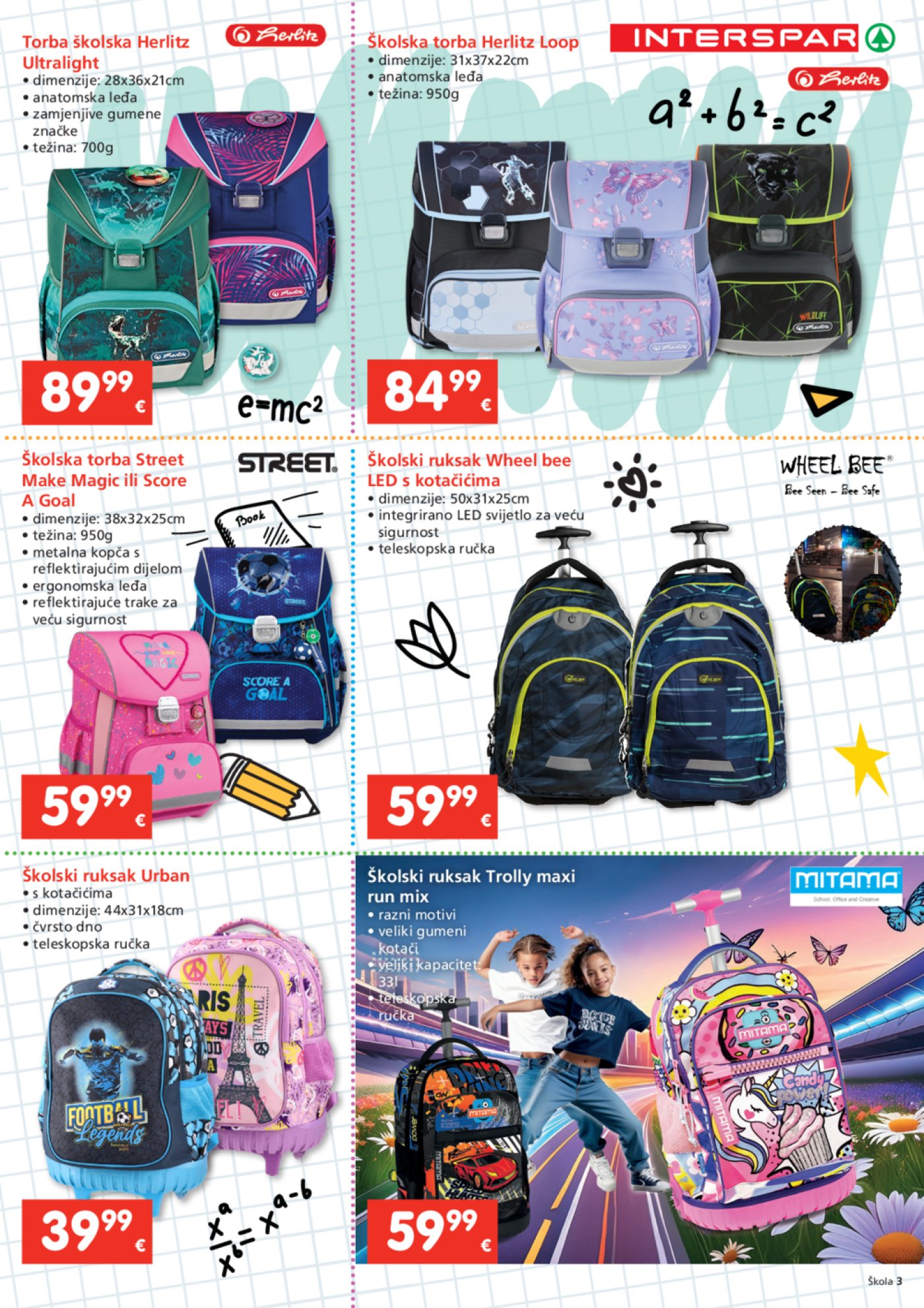 INTERSPAR katalog Škola 23. 07. - 16. 09. 2025.