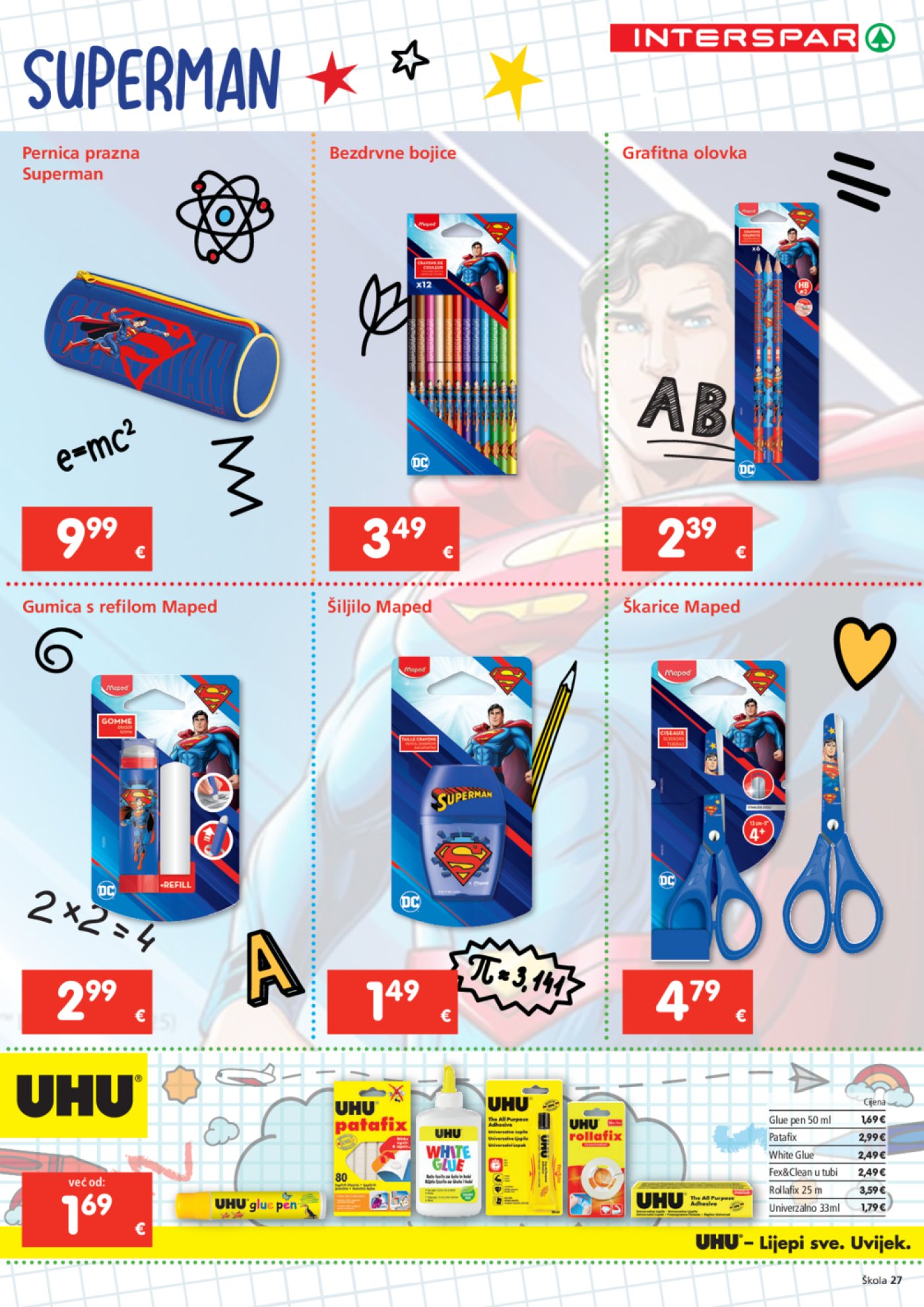 INTERSPAR katalog Škola 23. 07. - 16. 09. 2025.