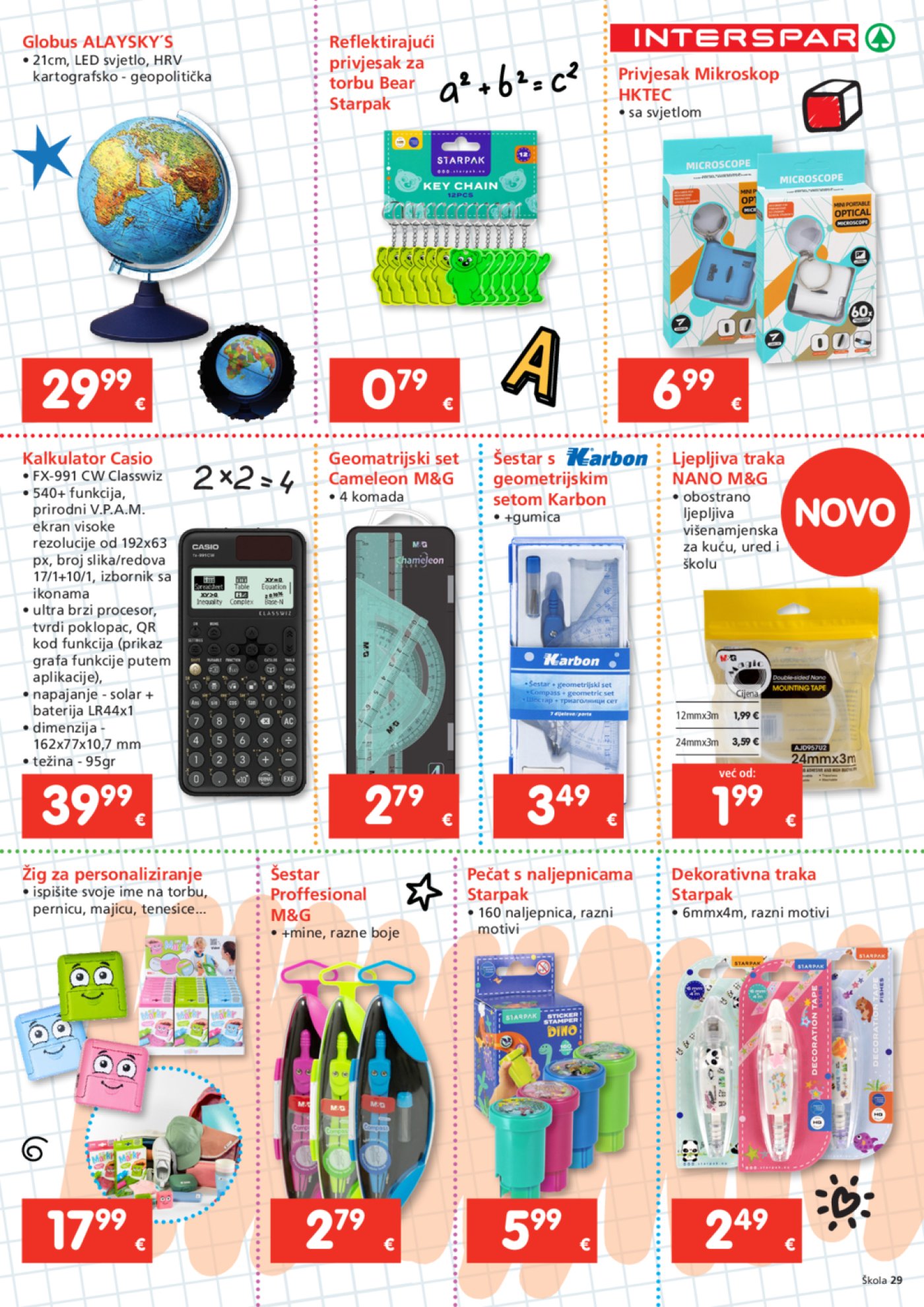 INTERSPAR katalog Škola 23. 07. - 16. 09. 2025.