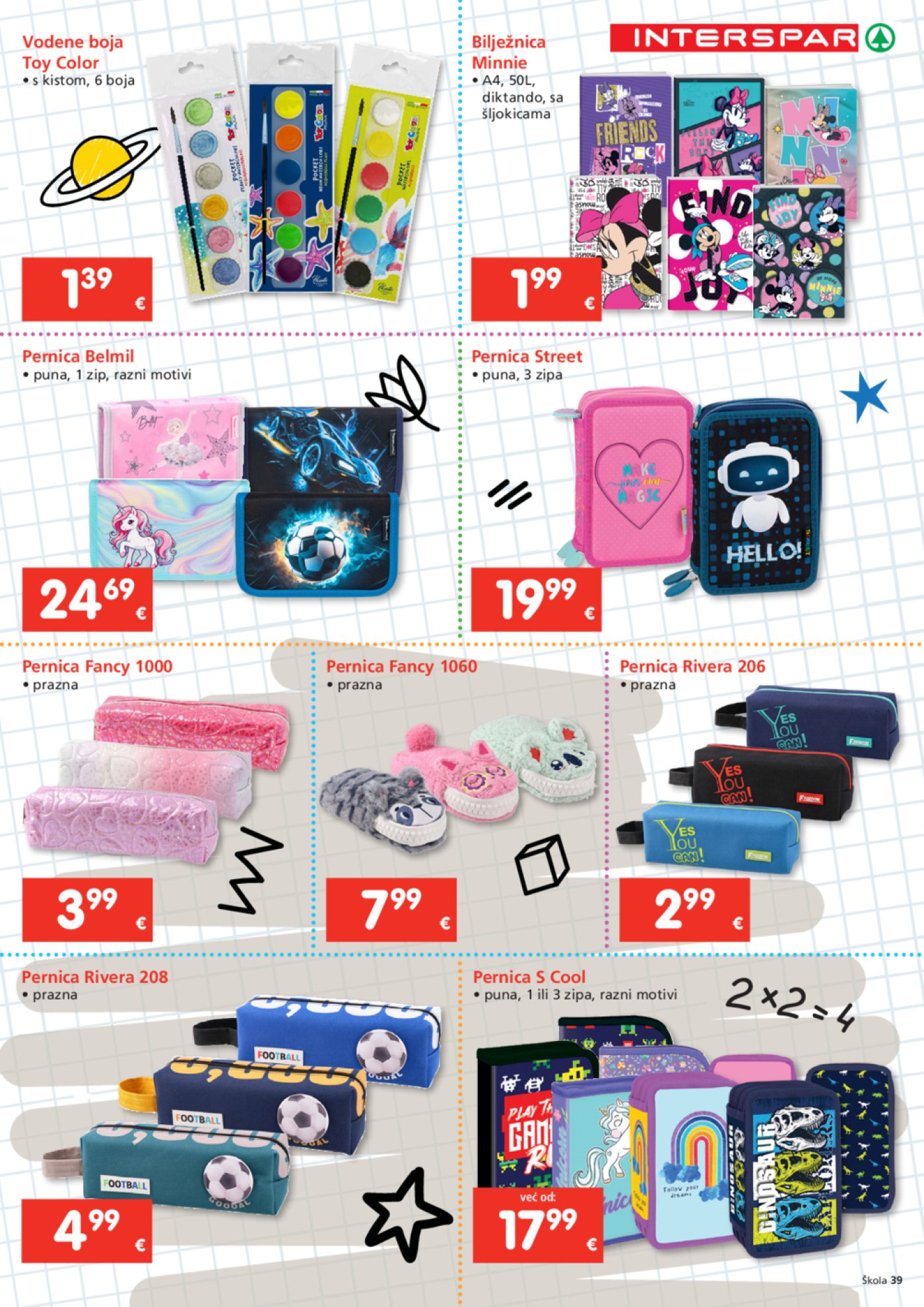 INTERSPAR katalog Škola 23. 07. - 16. 09. 2025.