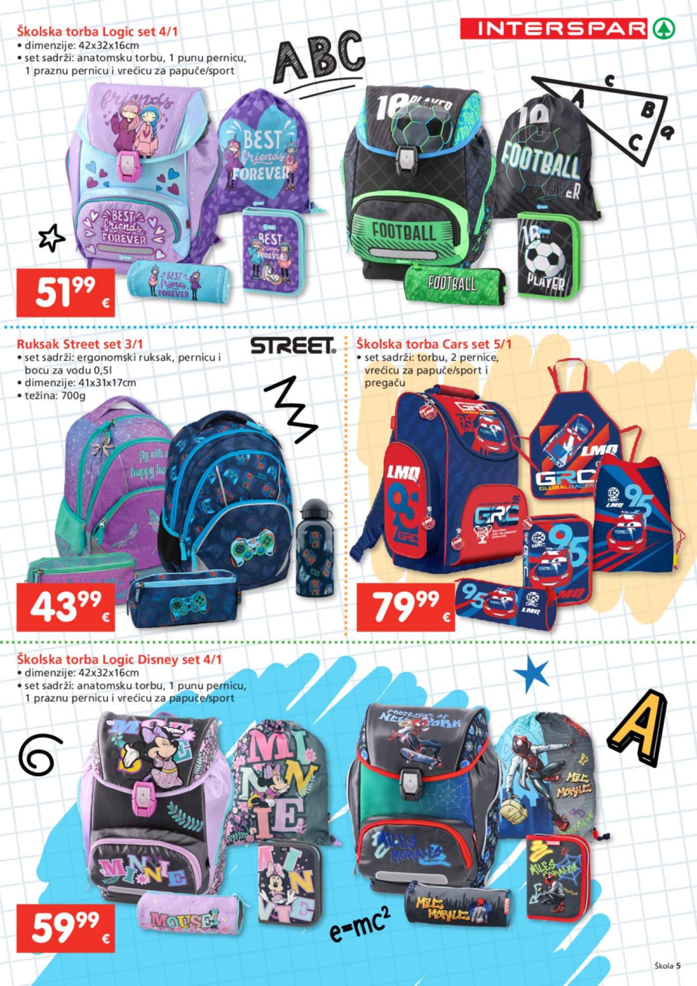 INTERSPAR katalog Škola 23. 07. - 16. 09. 2025.