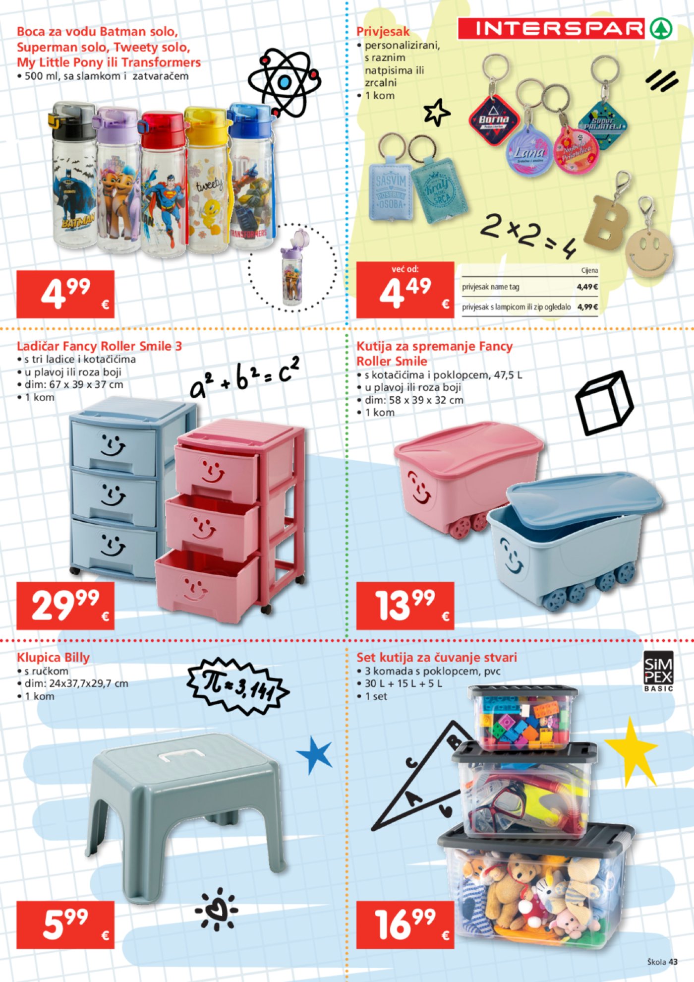 INTERSPAR katalog Škola 23. 07. - 16. 09. 2025.