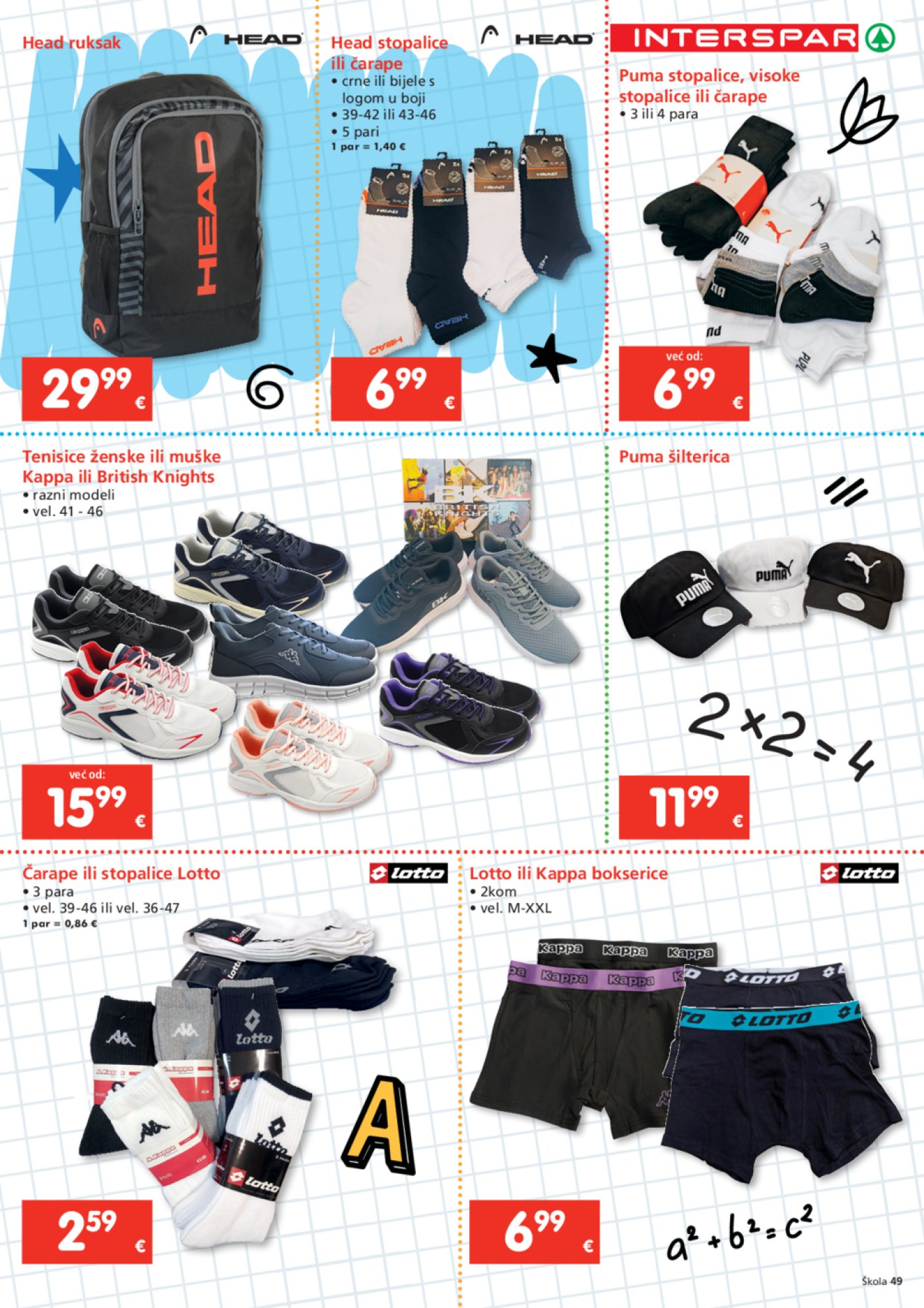 INTERSPAR katalog Škola 23. 07. - 16. 09. 2025.