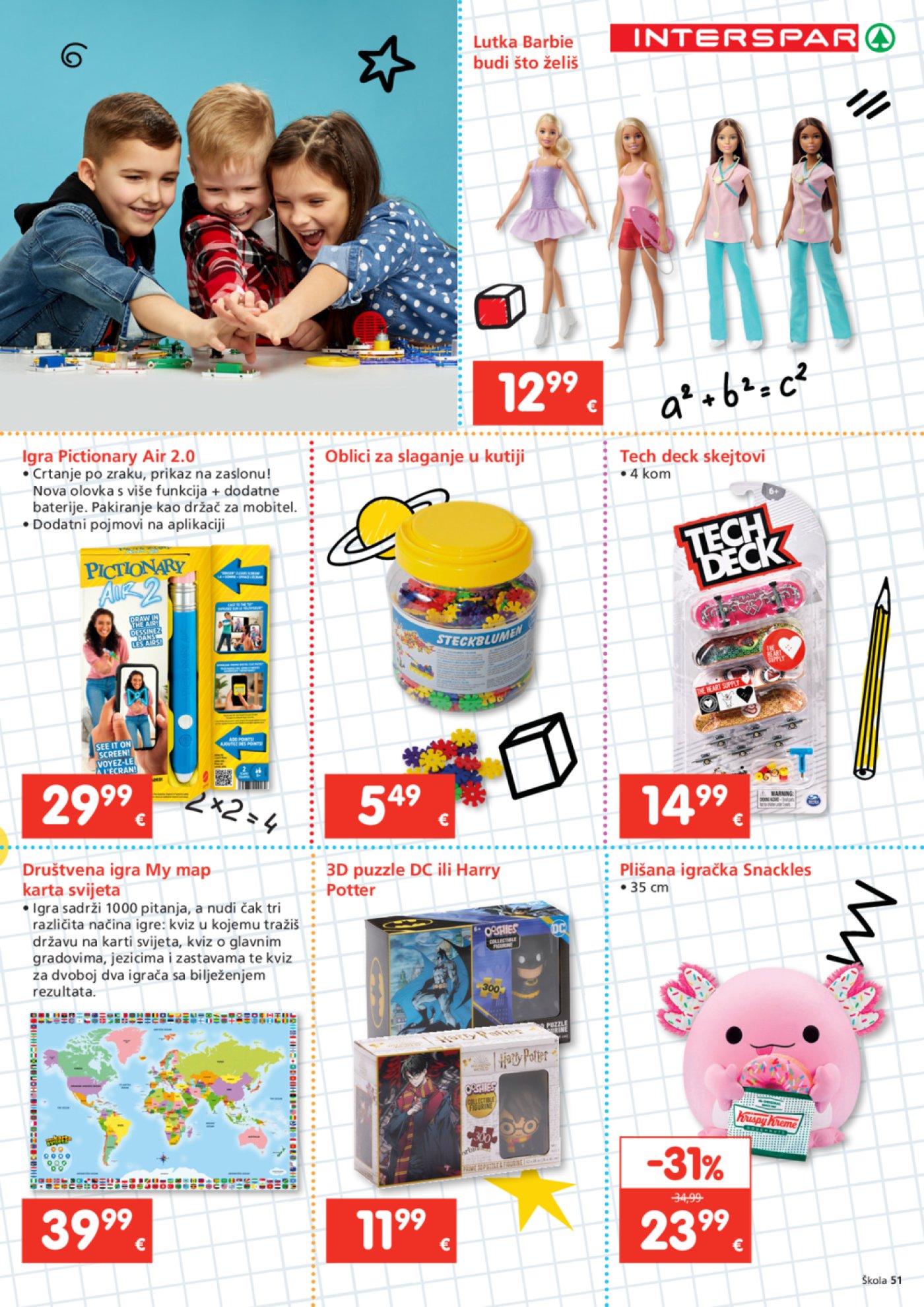 INTERSPAR katalog Škola 23. 07. - 16. 09. 2025.