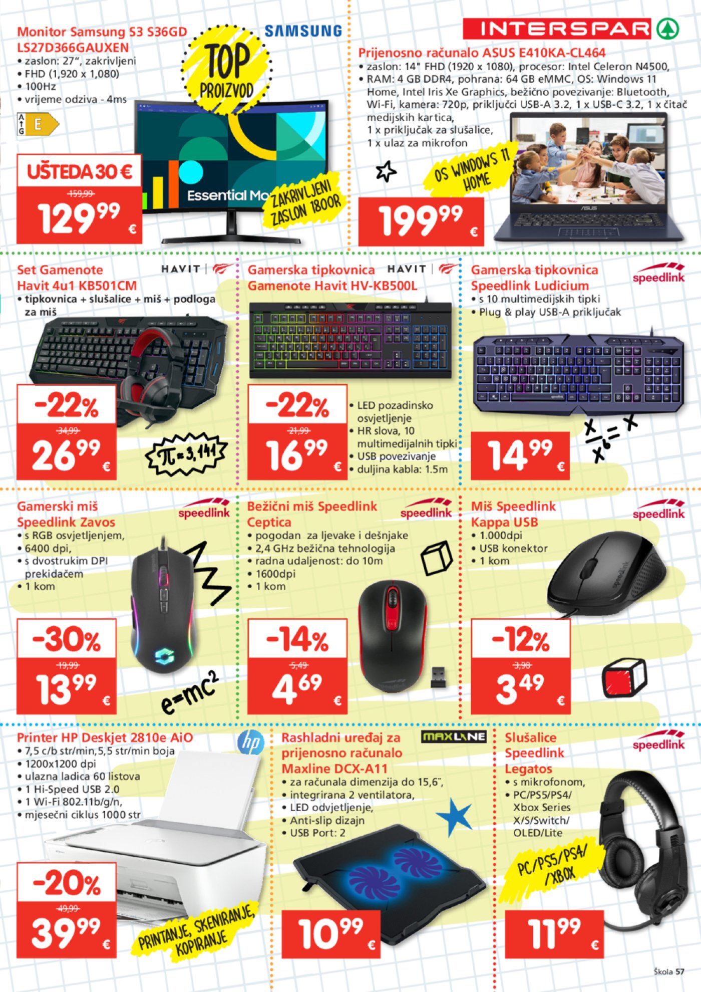 INTERSPAR katalog Škola 23. 07. - 16. 09. 2025.