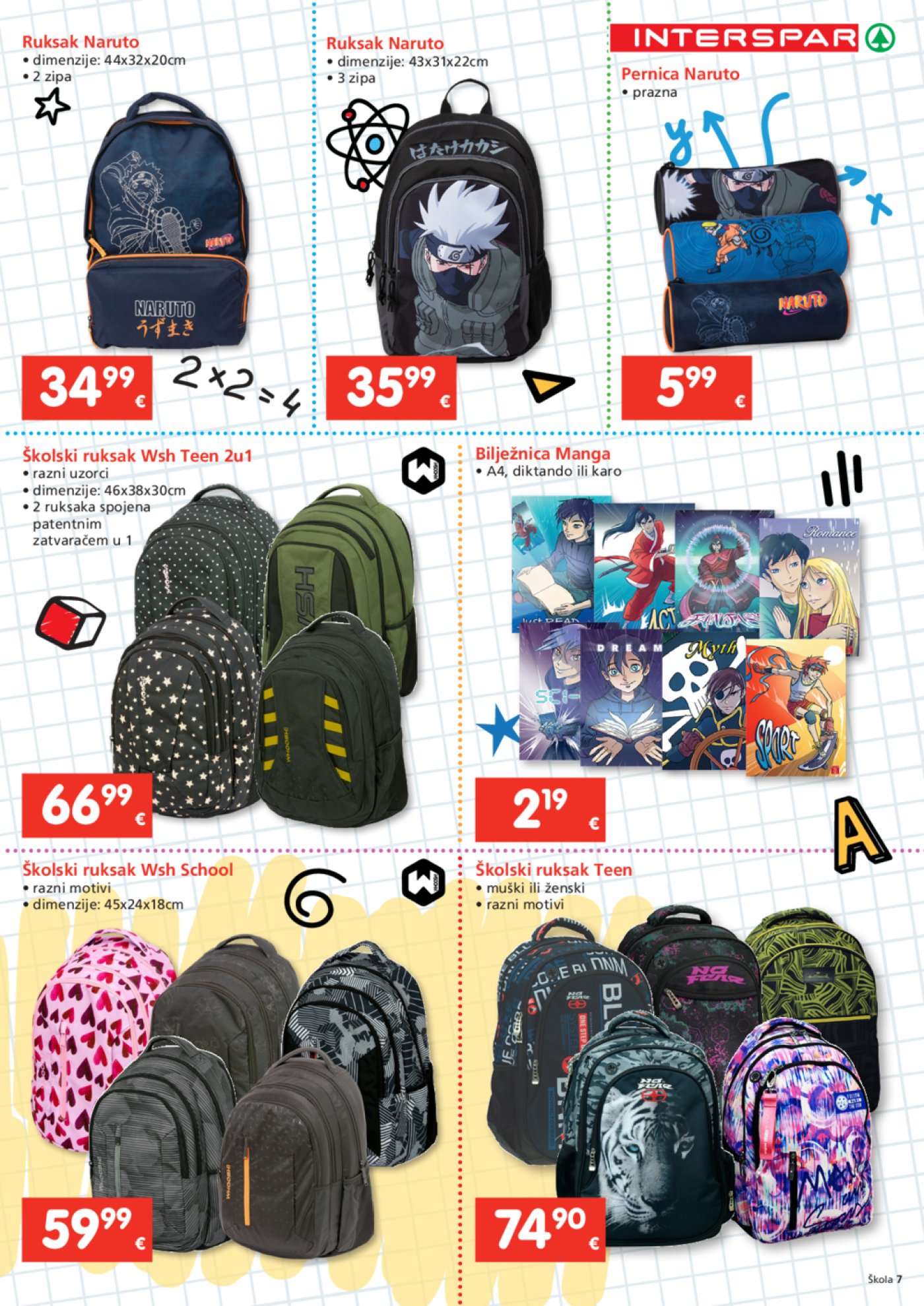 INTERSPAR katalog Škola 23. 07. - 16. 09. 2025.