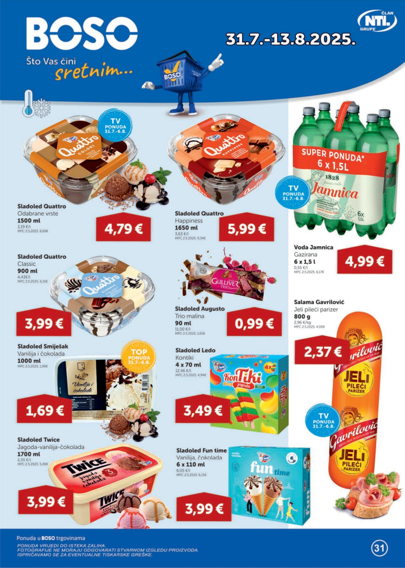Boso katalog Što vas čini sretnim 31.07. - 13.08.2025.