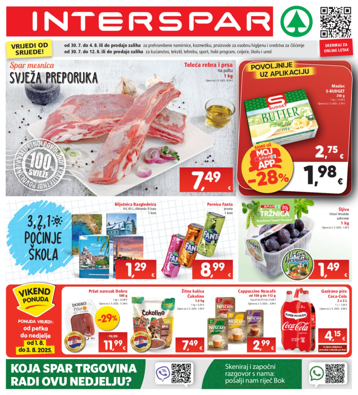 INTERSPAR katalog Akcija 30.07. - 04.08.2025.
