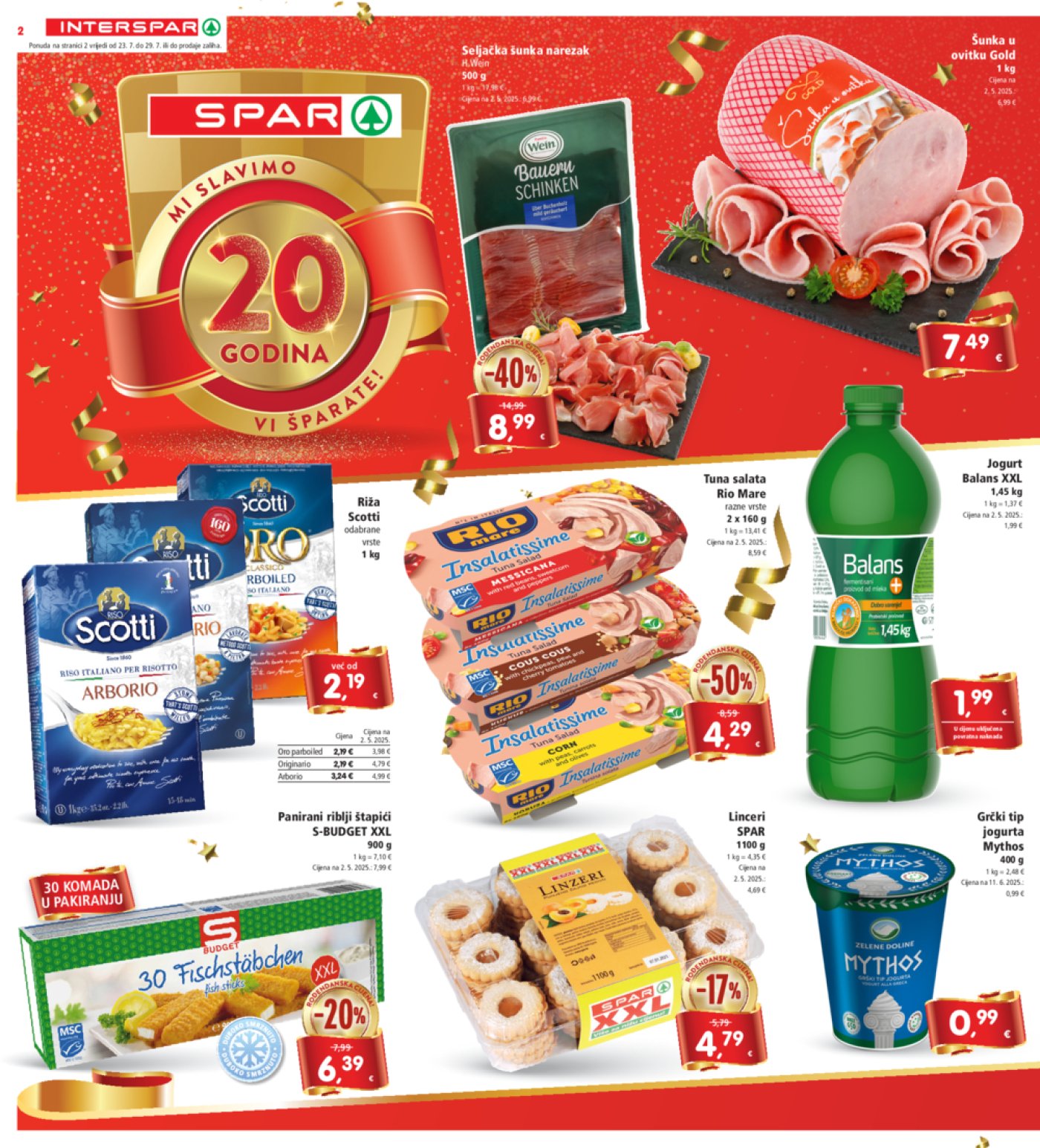 INTERSPAR katalog Akcija 30.07. - 04.08.2025.