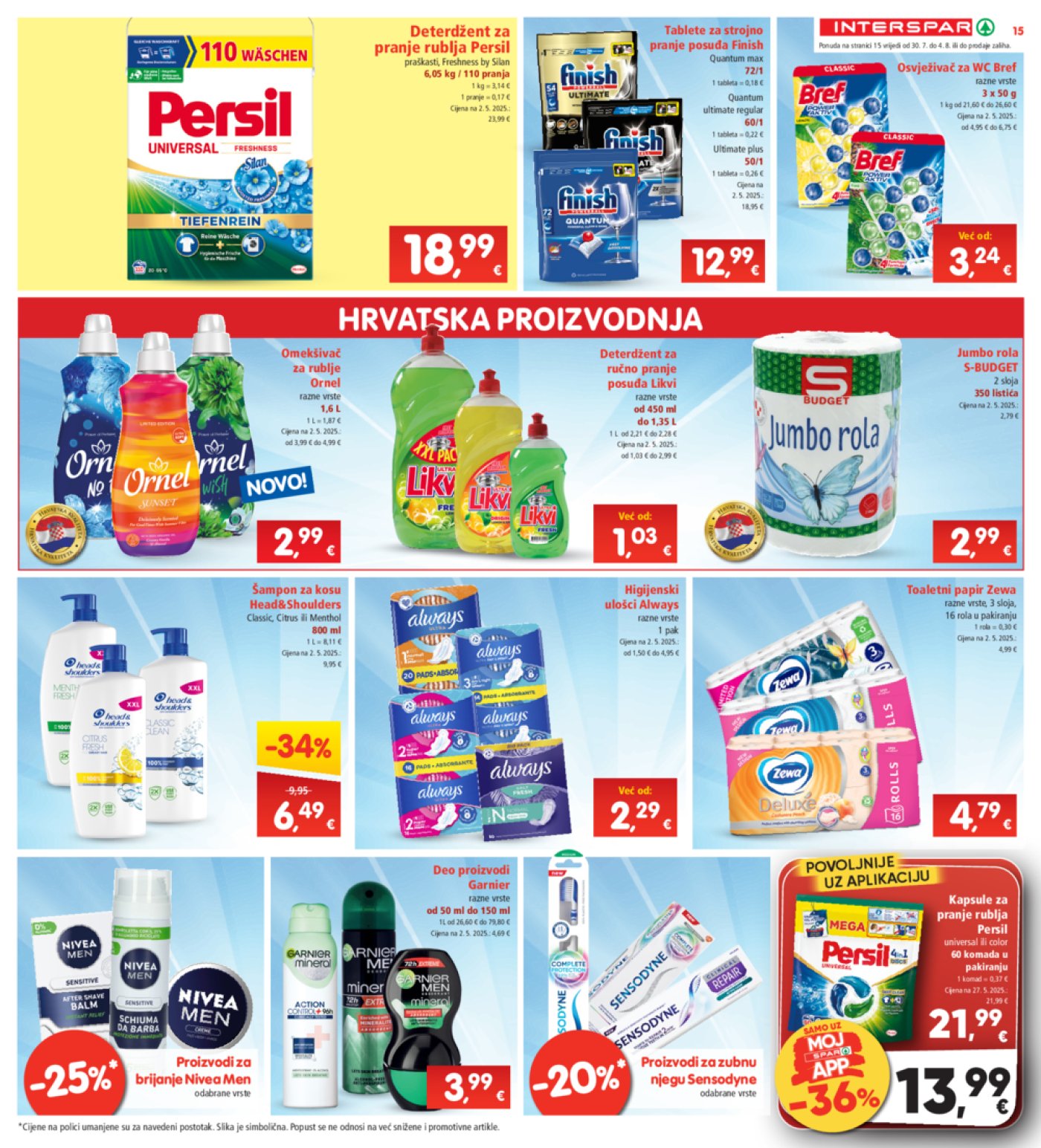INTERSPAR katalog Akcija 30.07. - 04.08.2025.