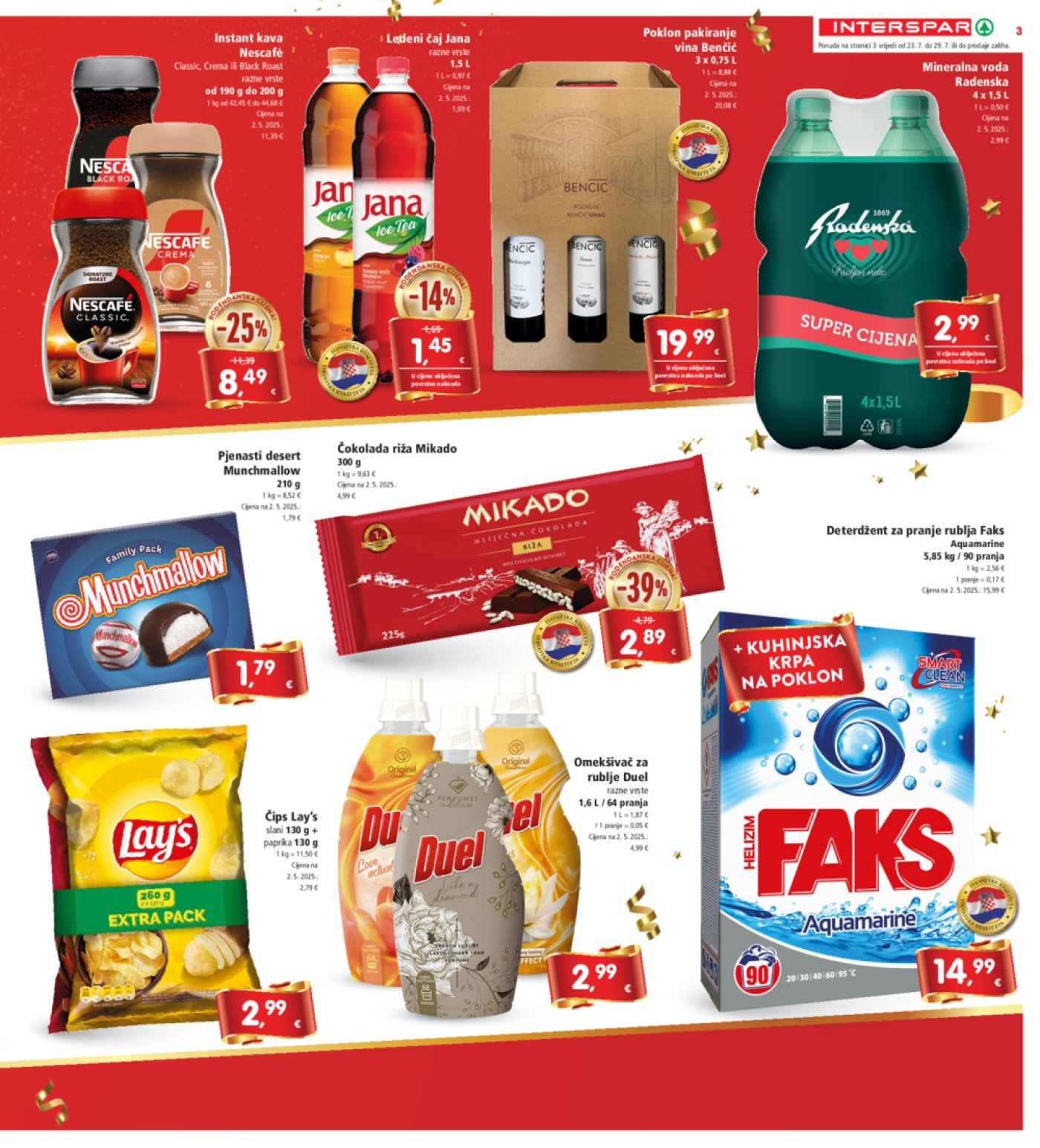 INTERSPAR katalog Akcija 30.07. - 04.08.2025.