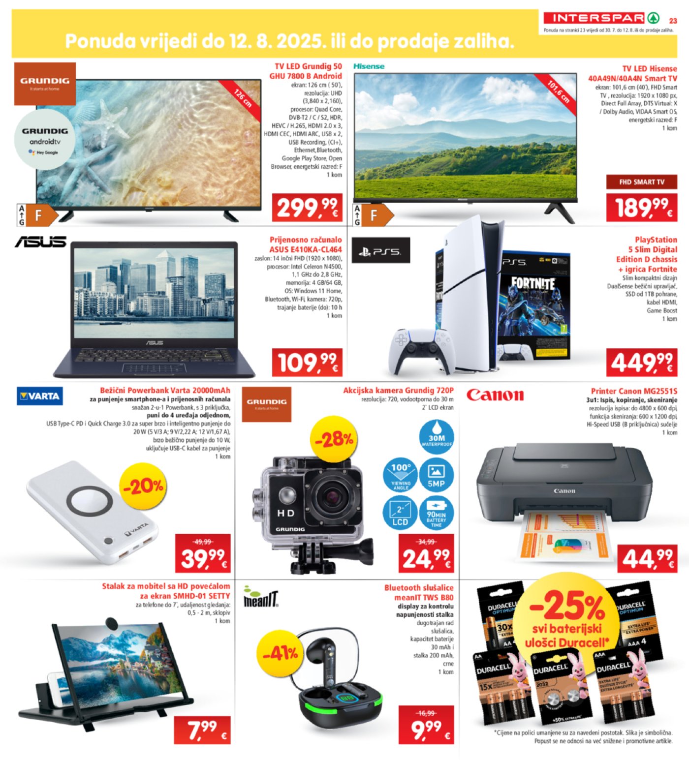 INTERSPAR katalog Akcija 30.07. - 04.08.2025.