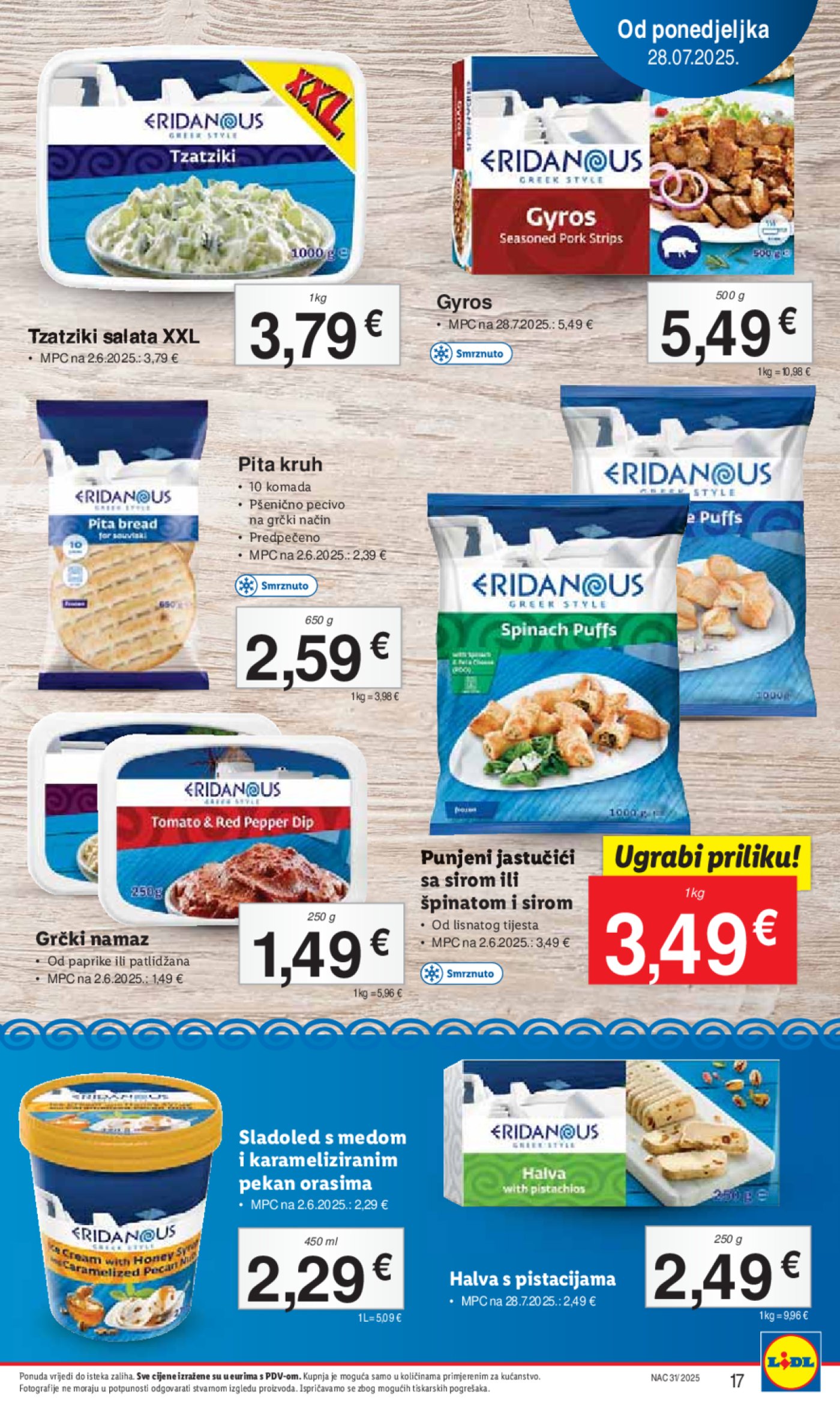 Lidl katalog Super ponuda od ponedjeljka 28.07. - 03.08.2025.