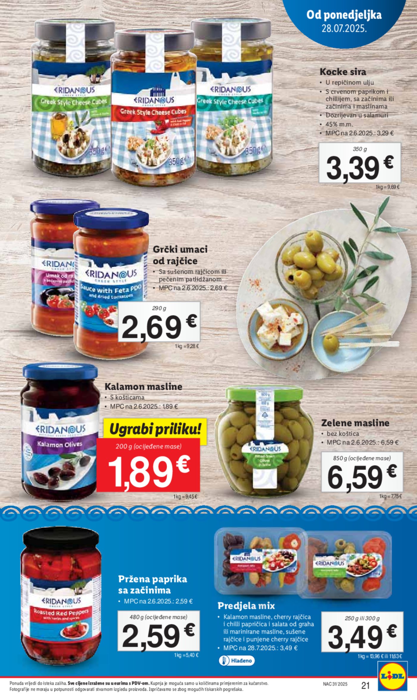 Lidl katalog Super ponuda od ponedjeljka 28.07. - 03.08.2025.