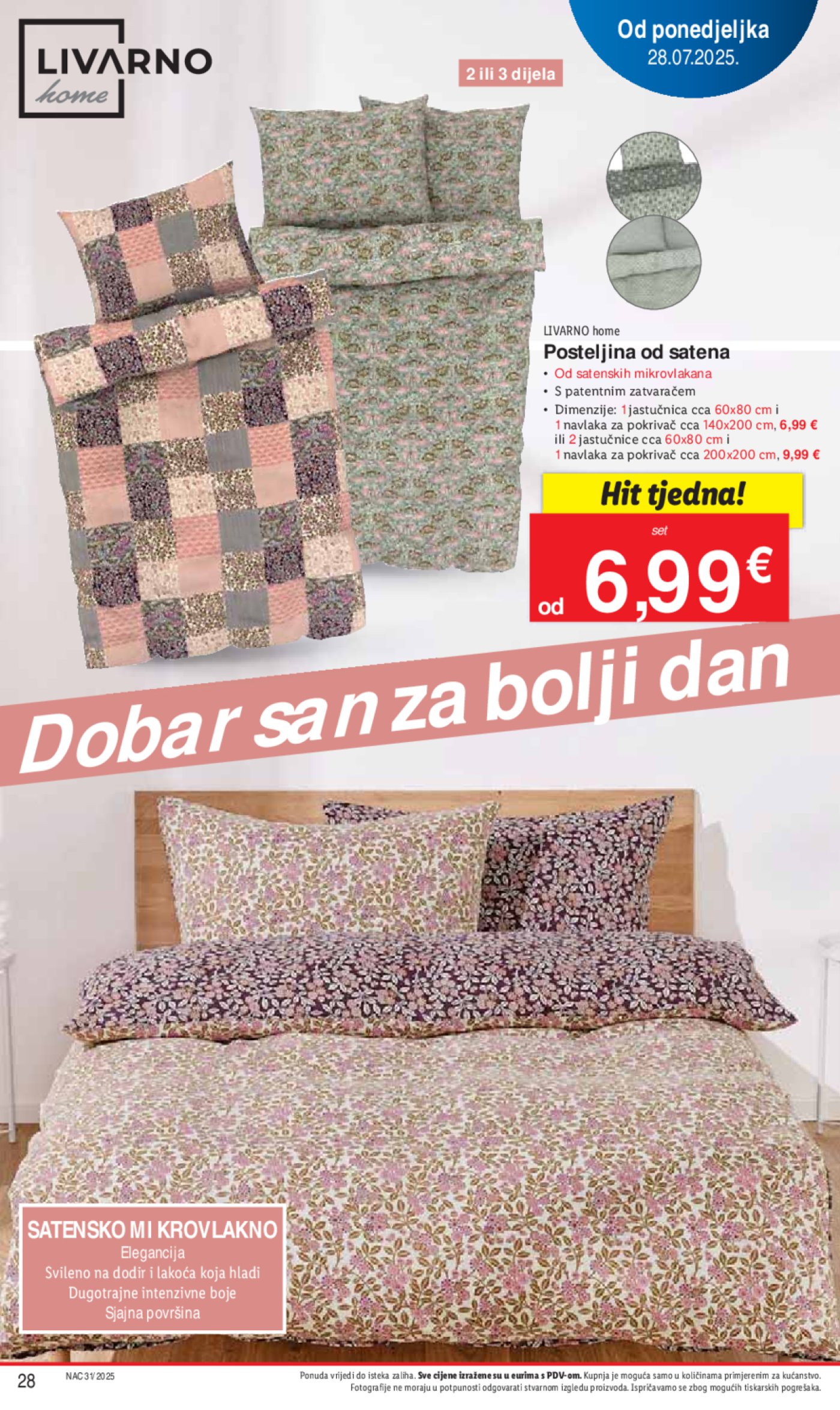 Lidl katalog Super ponuda od ponedjeljka 28.07. - 03.08.2025.