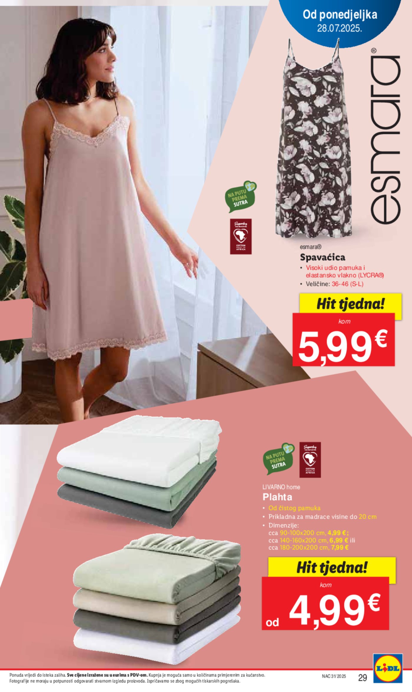 Lidl katalog Super ponuda od ponedjeljka 28.07. - 03.08.2025.