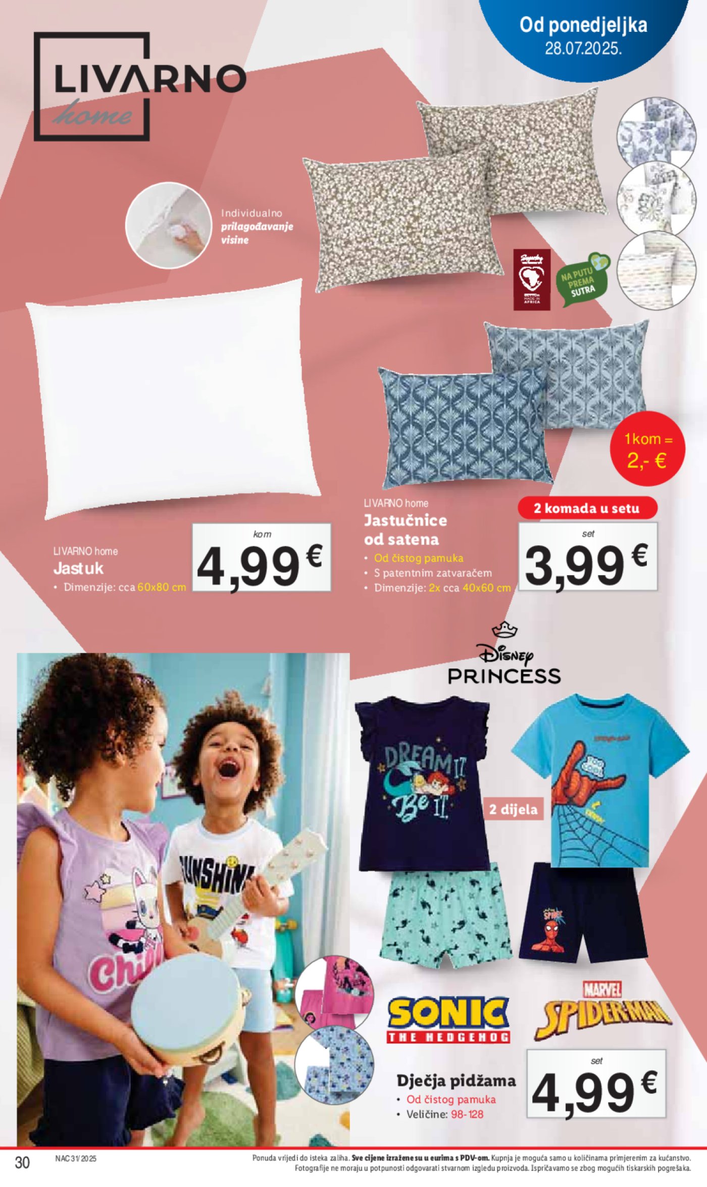 Lidl katalog Super ponuda od ponedjeljka 28.07. - 03.08.2025.